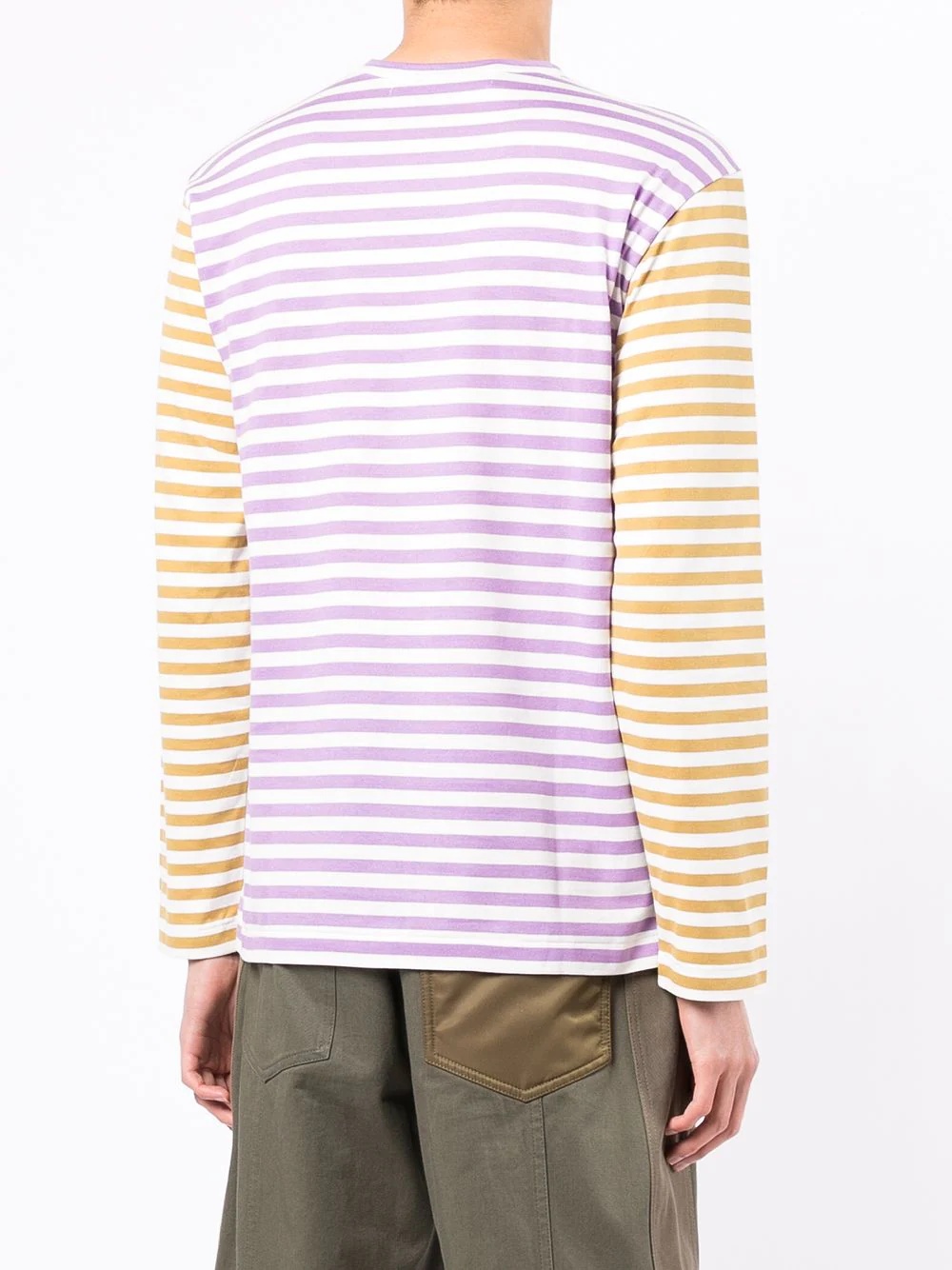 striped long-sleeve T-shirt - 4