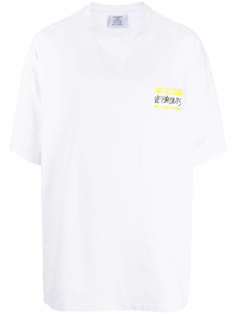 name-tag short-sleeve T-shirt - 1