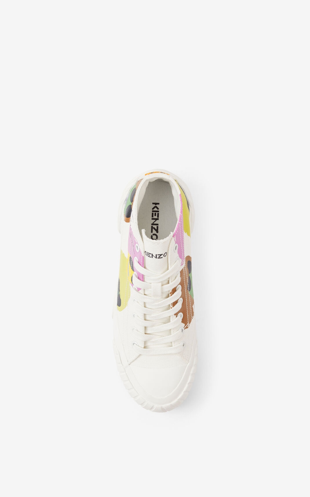'KENZO Tribute' canvas high-top trainers - 4