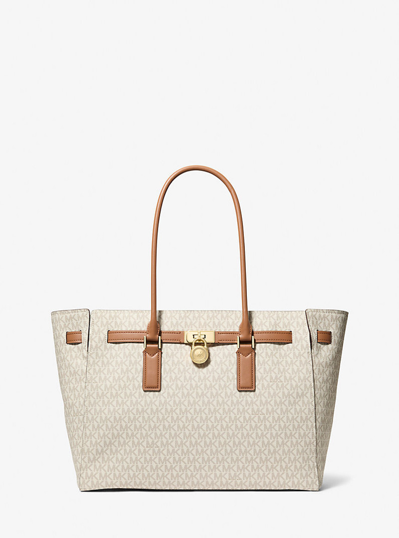 Hamilton Moderne Large Signature Logo Tote Bag 1