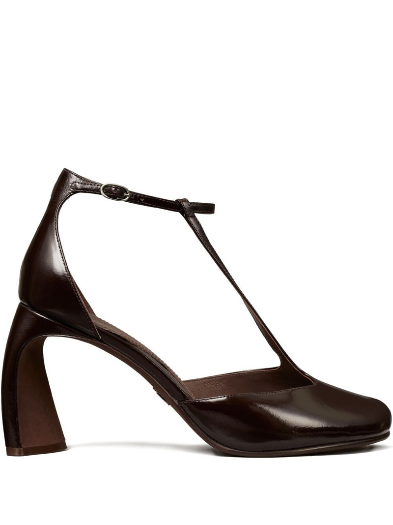 90mm peep-toe T-strap sandals 1