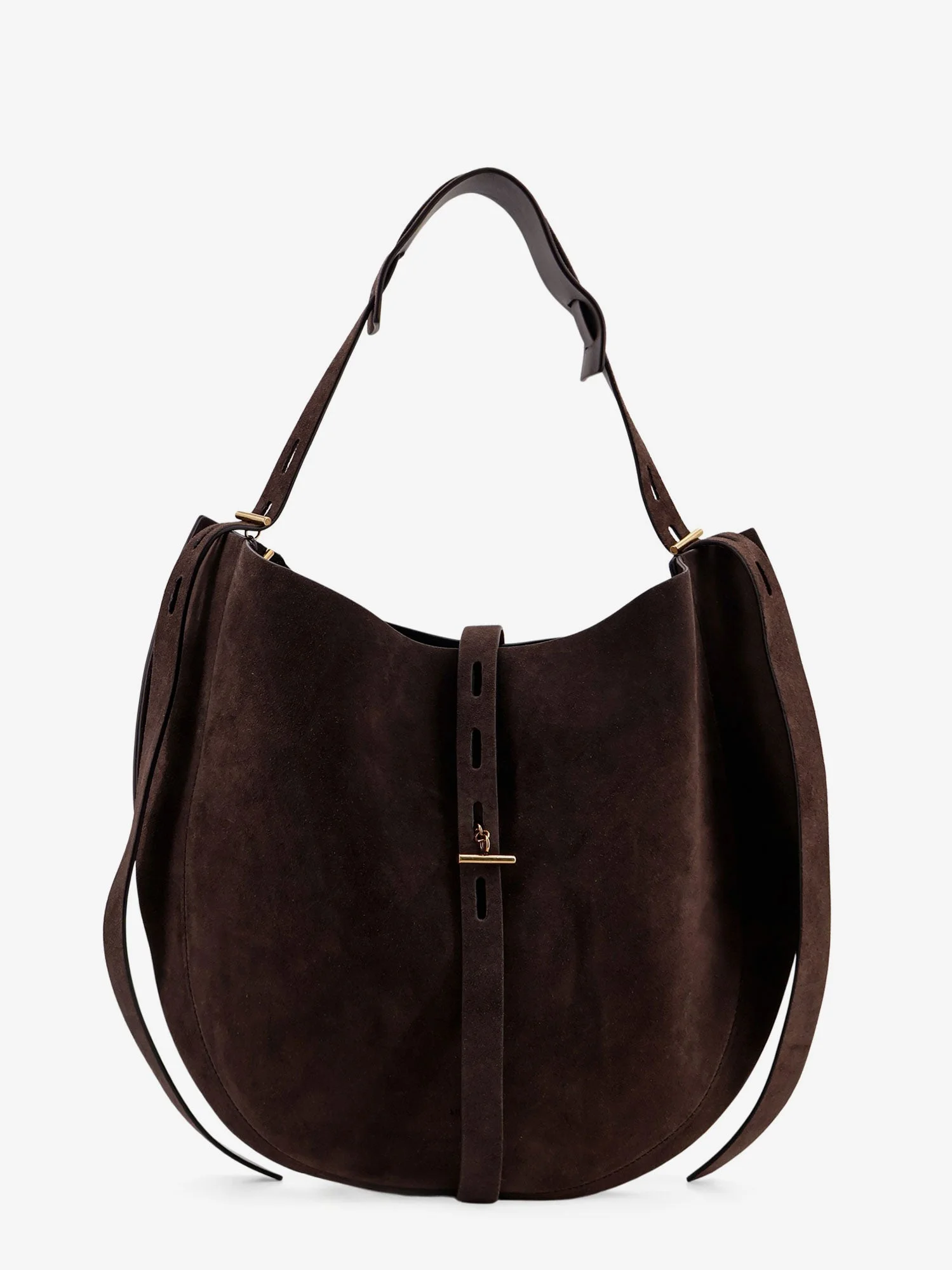 Mino Bossi Suede Crossbody Bag - 1