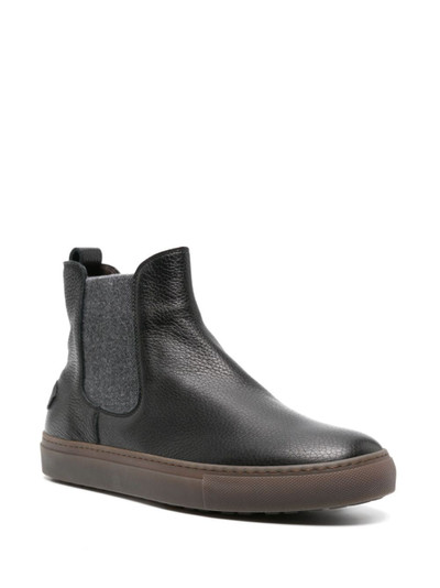 Brioni leather Chelsea boots outlook