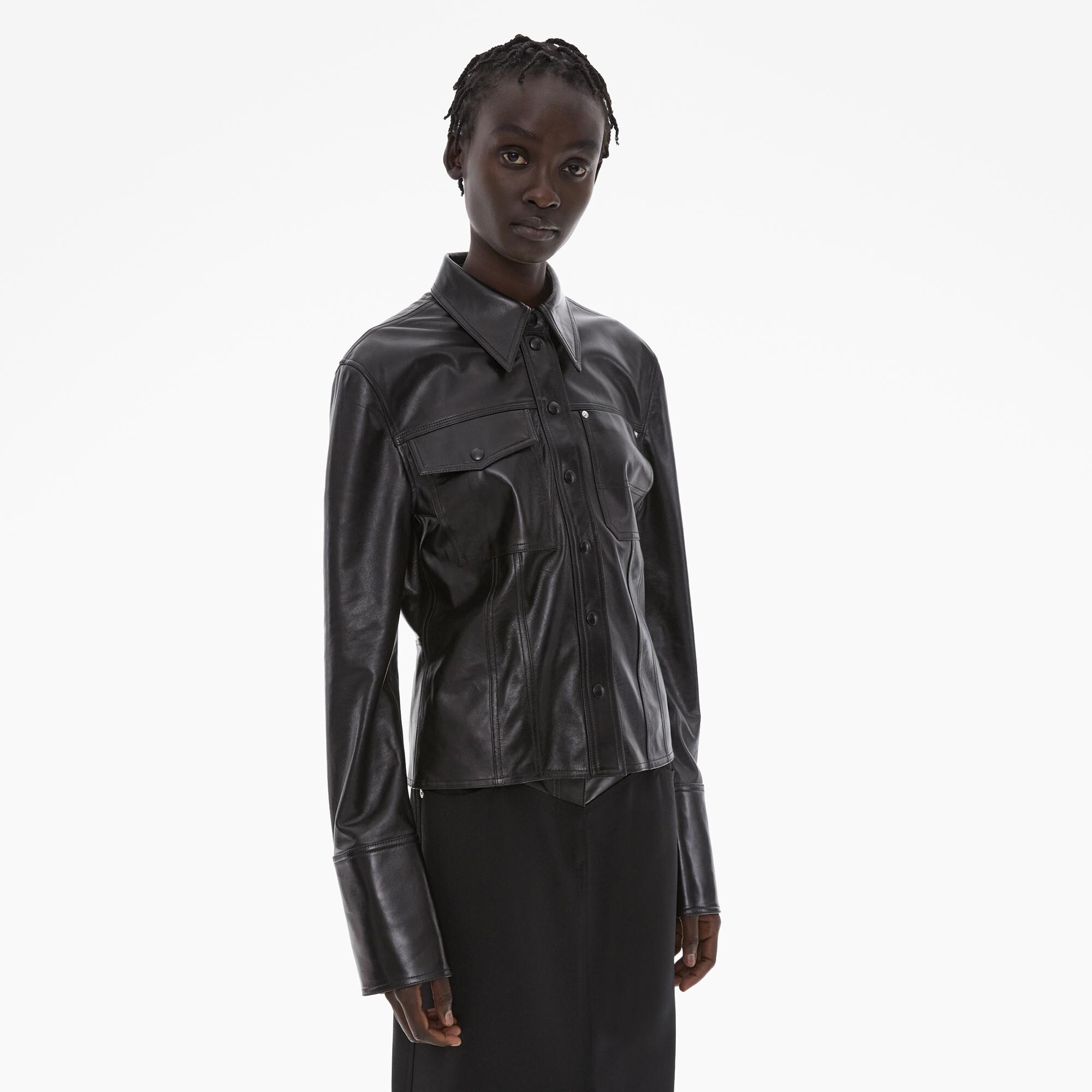 LEATHER SHIRT - 5