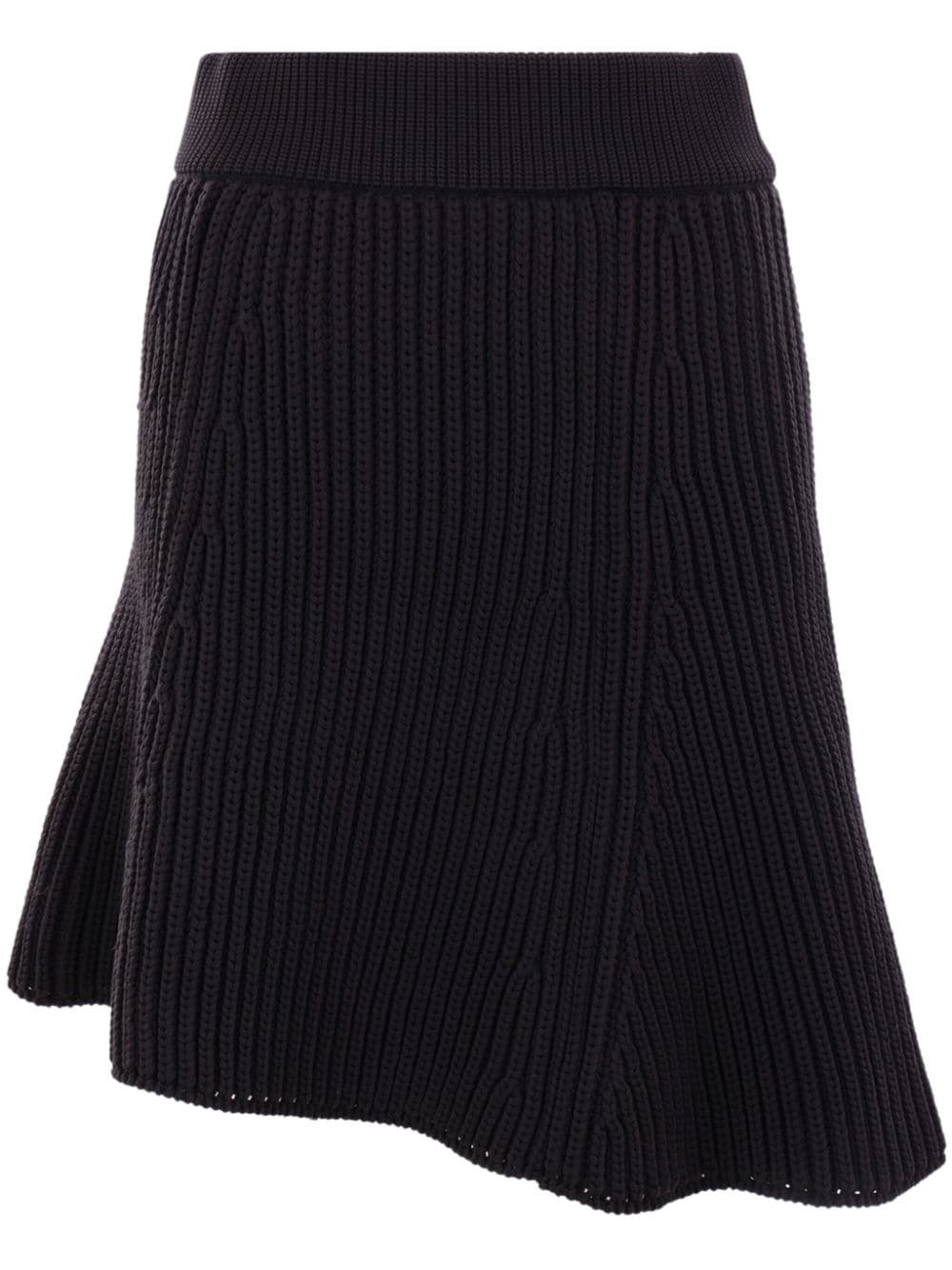 Ribbed-knit skirt - 1