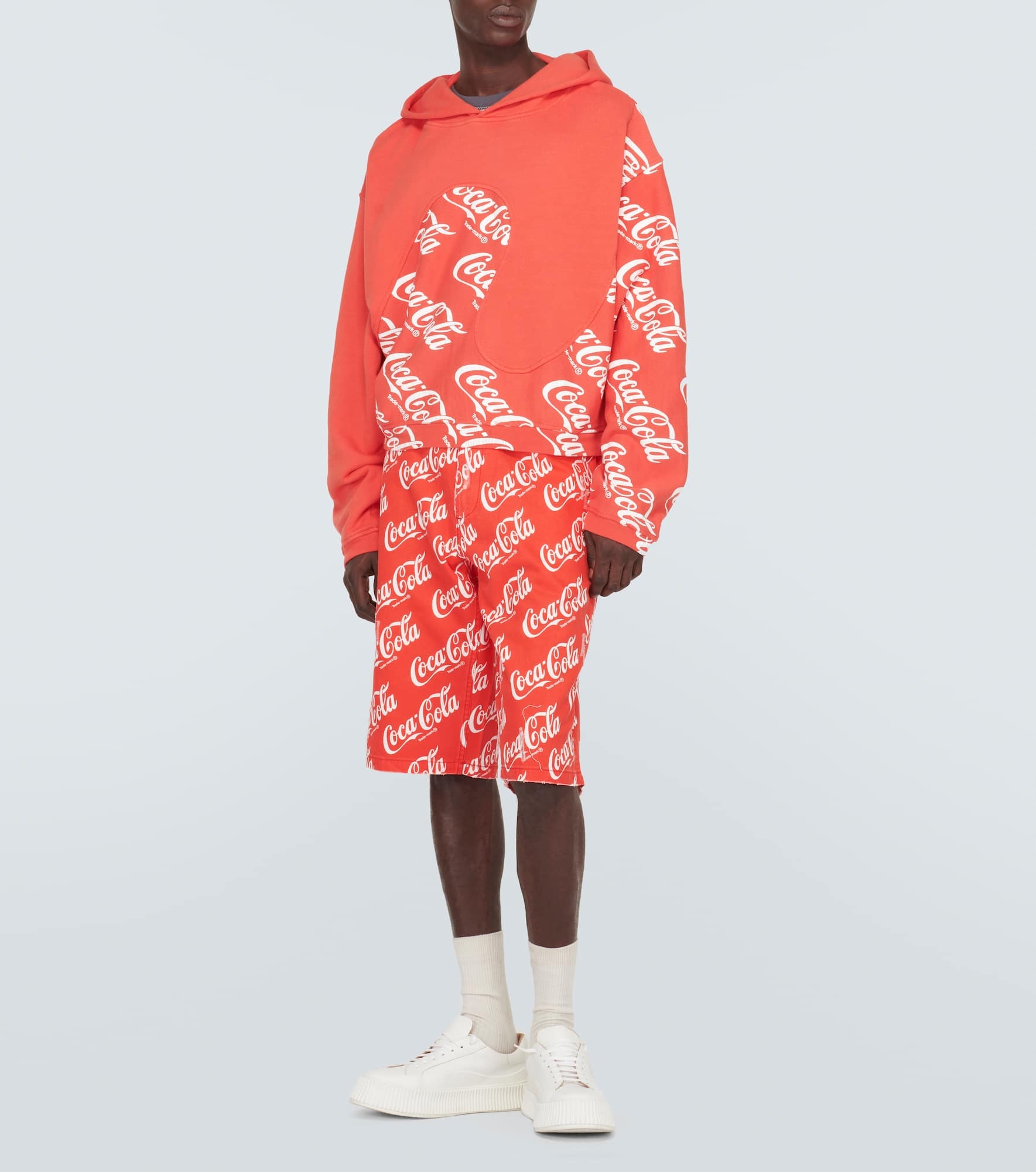 Printed cotton hoodie - 2