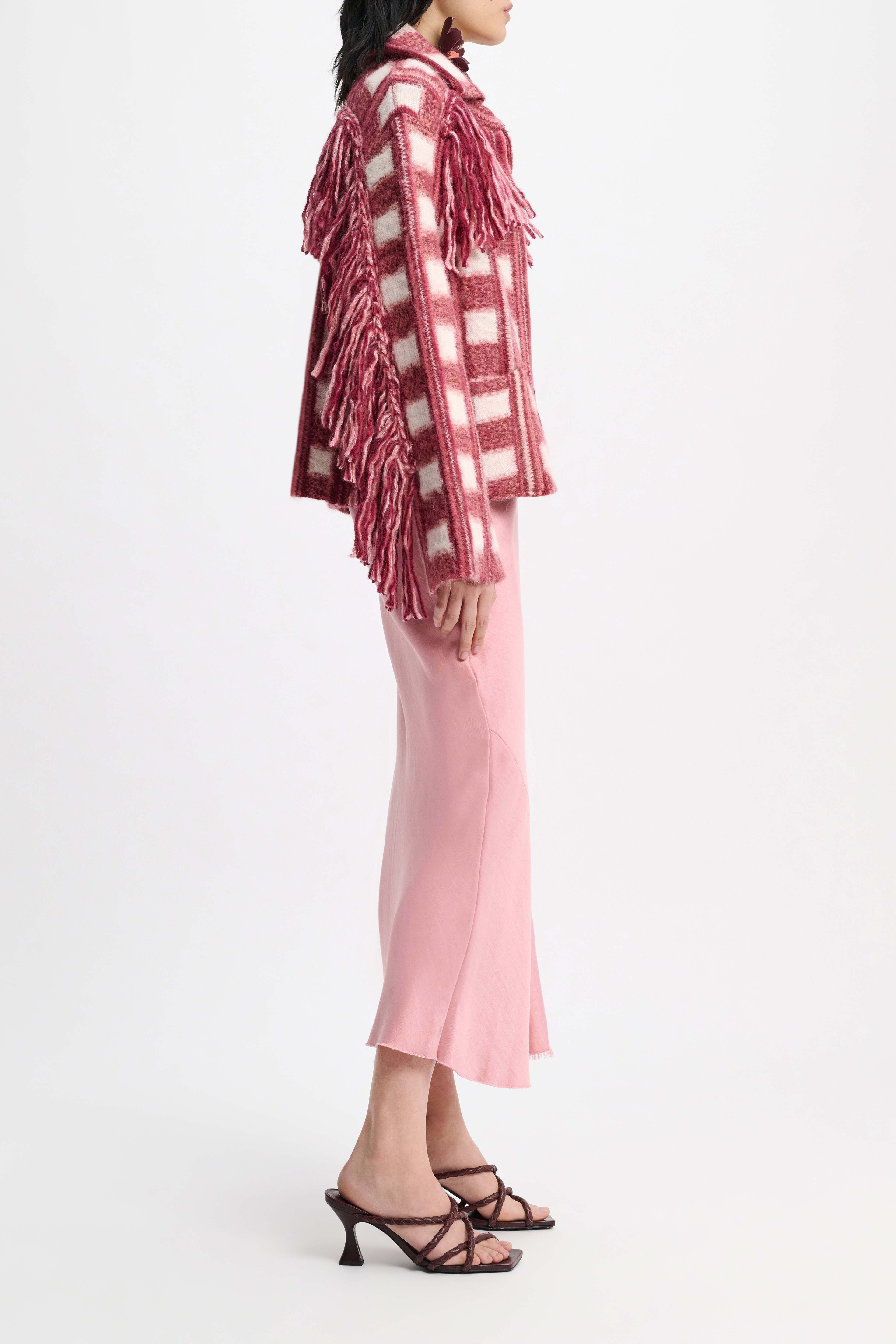 DIZZY CHECK cardigan - 4