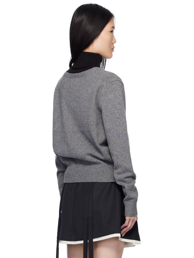 Gray & Black Bamboo Turtleneck 3