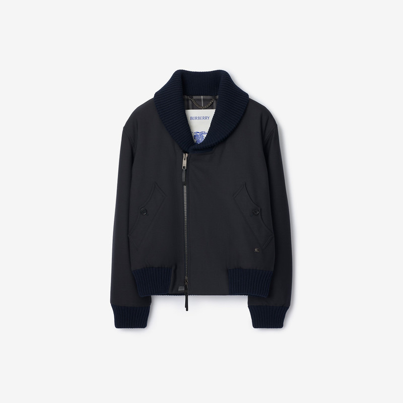 Wool Blend Bomber Jacket 1