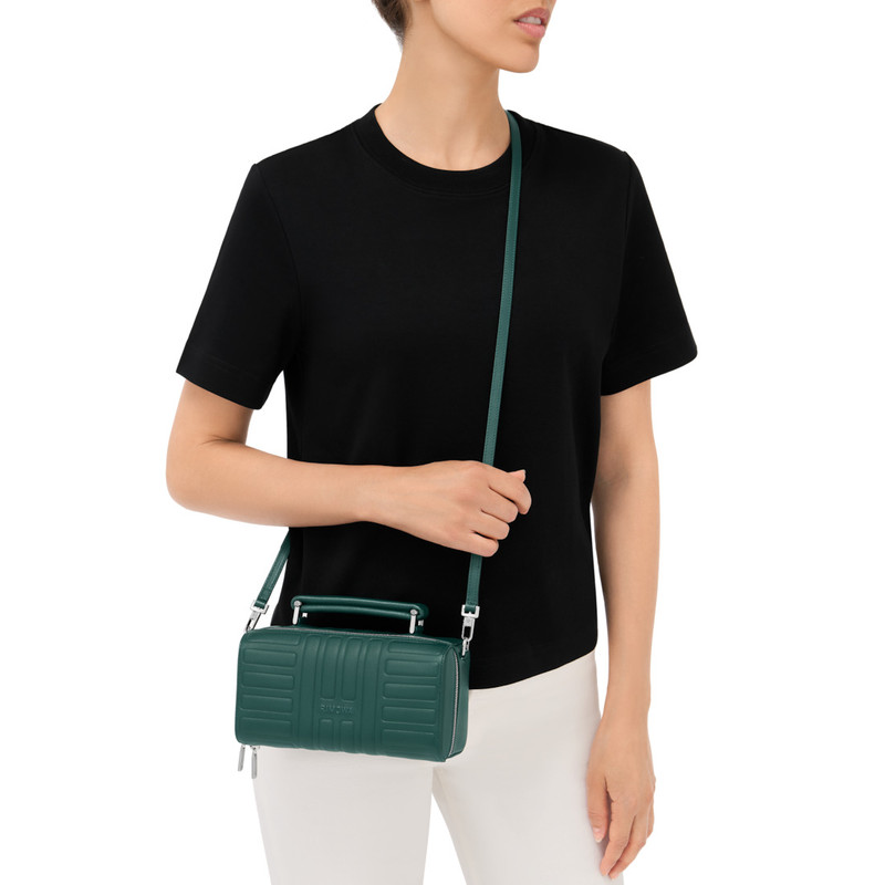 Groove - Leather Cross-Body Bag Small 6