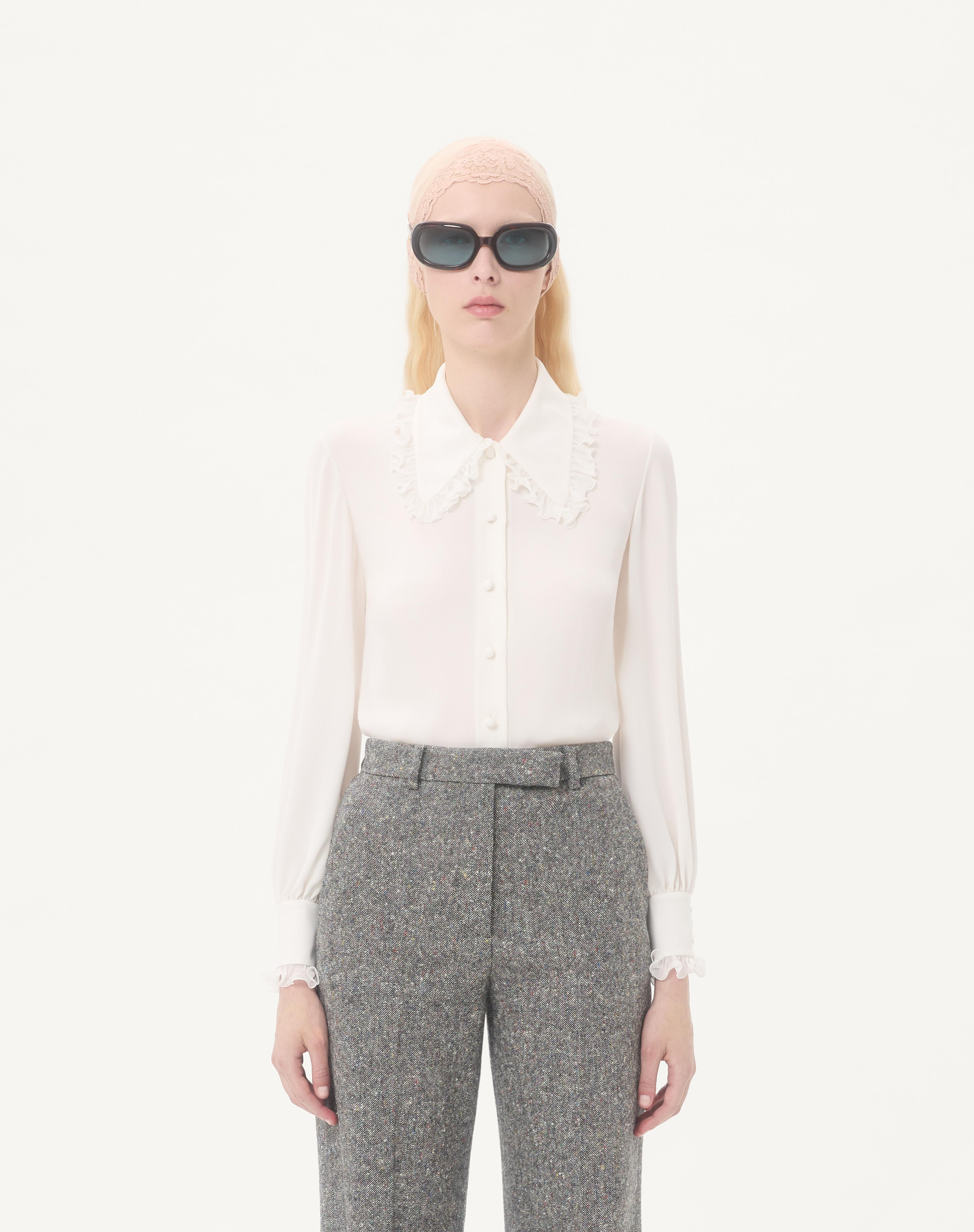 CREPE DE CHINE SHIRT - 4
