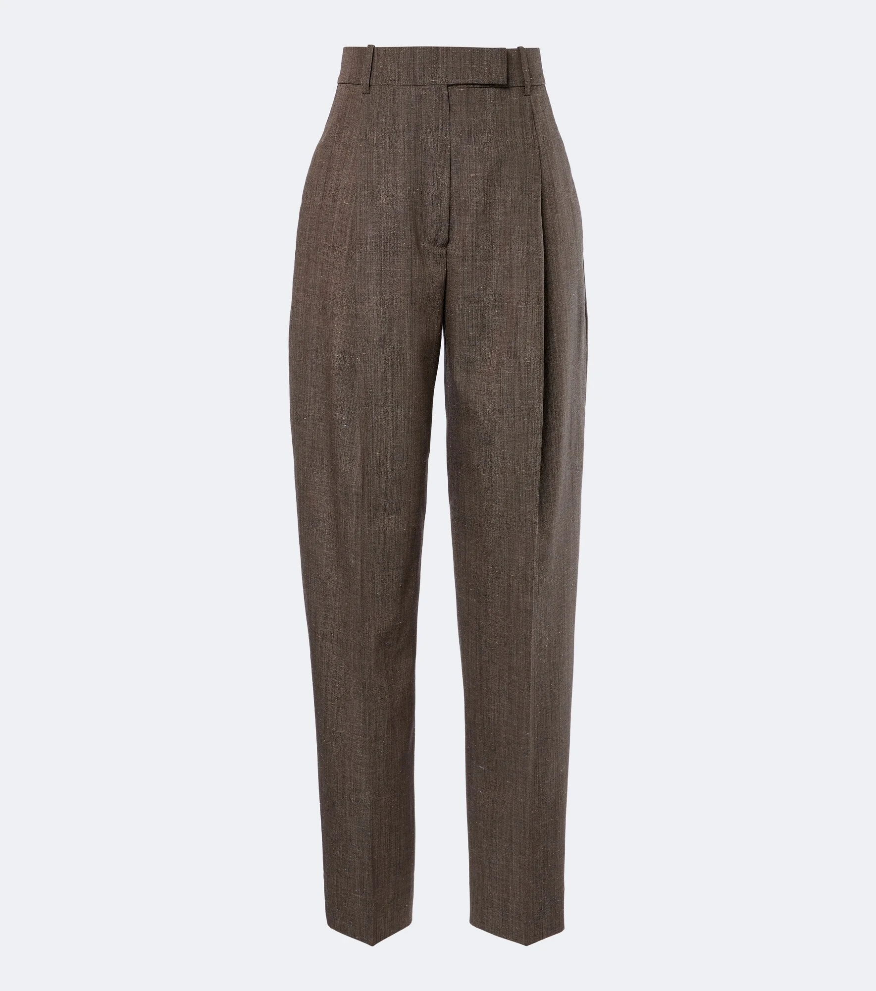 Wool-blend tapered pants - 1