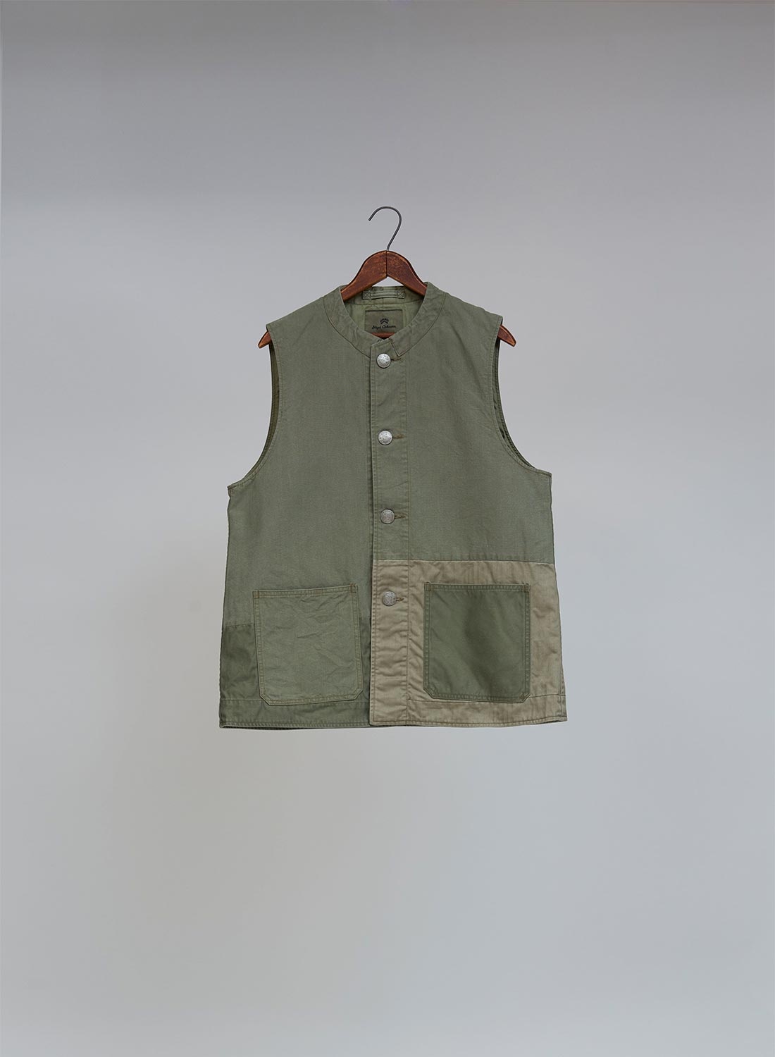 Jerkin Vest Mix in Green - 1