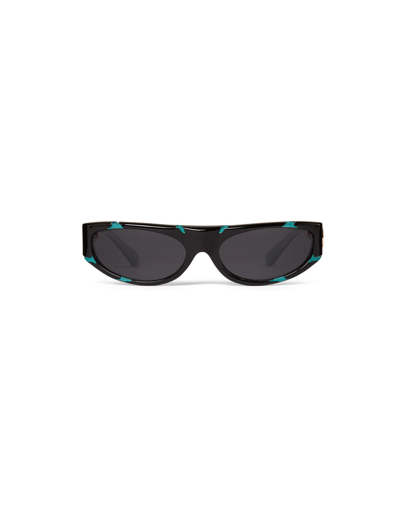CASABLANCA Black & Mint Sport Sunglasses | Casablanca Paris outlook