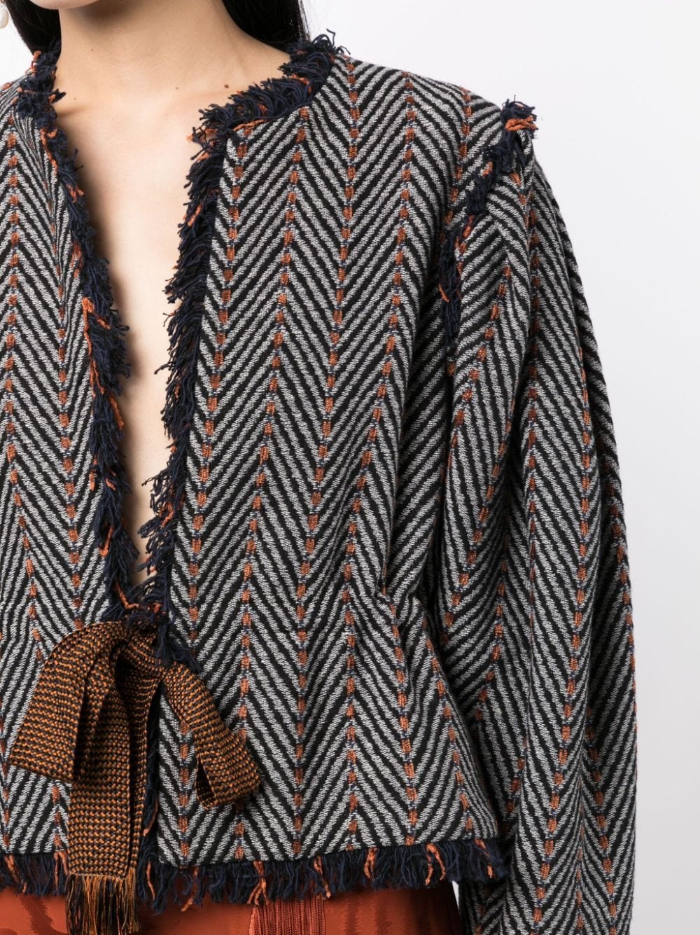 Ames herringbone tweed jacket - 5