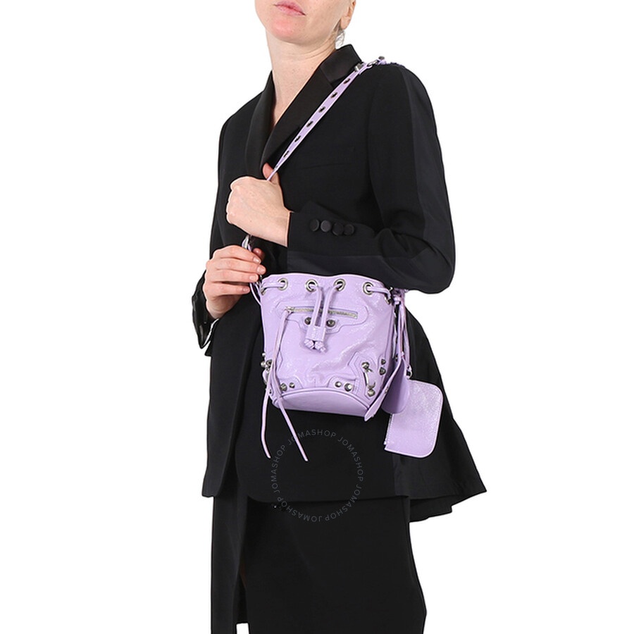 BalenciagaLe Cagole Xs Bucket Bag In Light Purple - 2