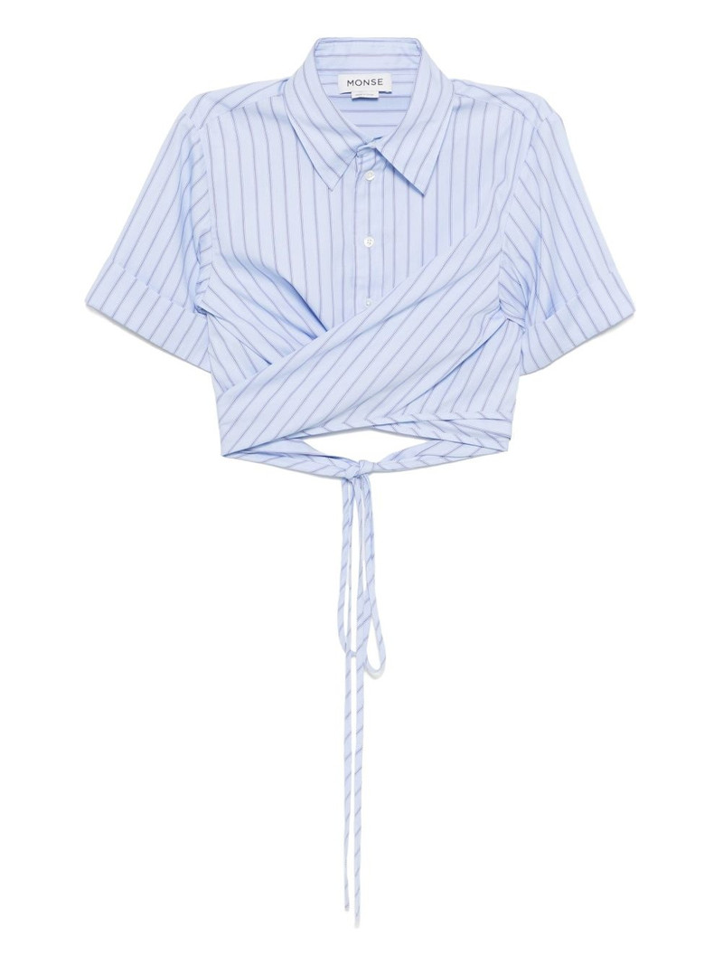 wrap cropped shirt 1