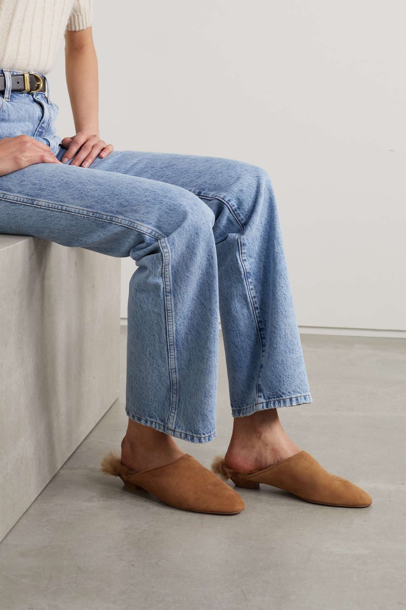 Otto shearling mules - 2