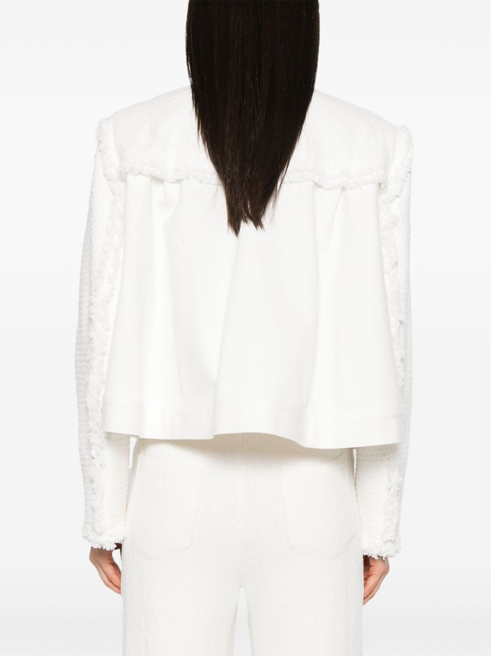Sacai Women Denim Mix Jacket - 4