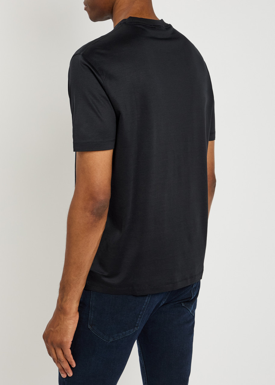 Emporio Armani Travel Logo-appliqué Jersey T-shirt - 3