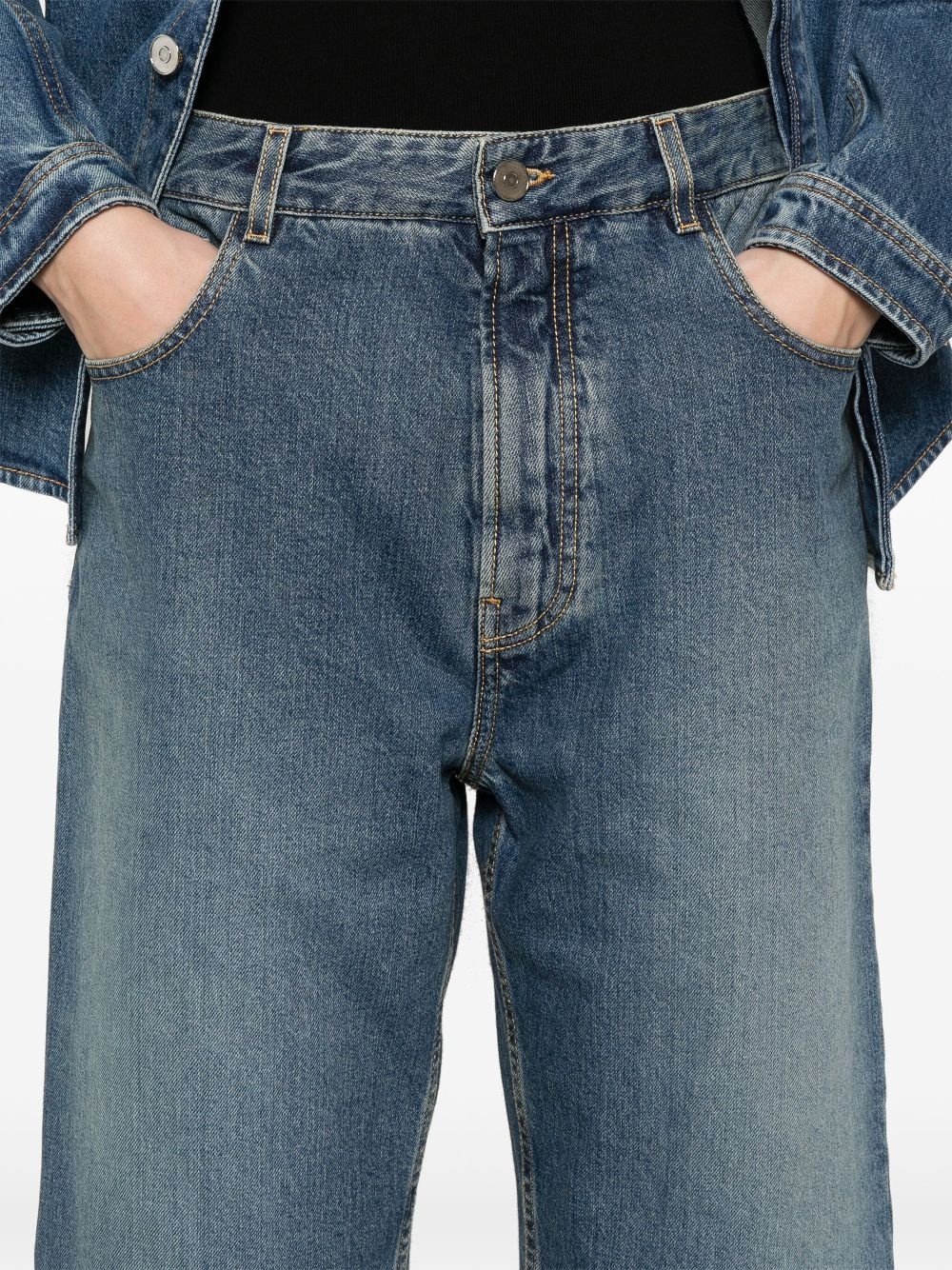 Bermuda shorts with knitted waistband - 5