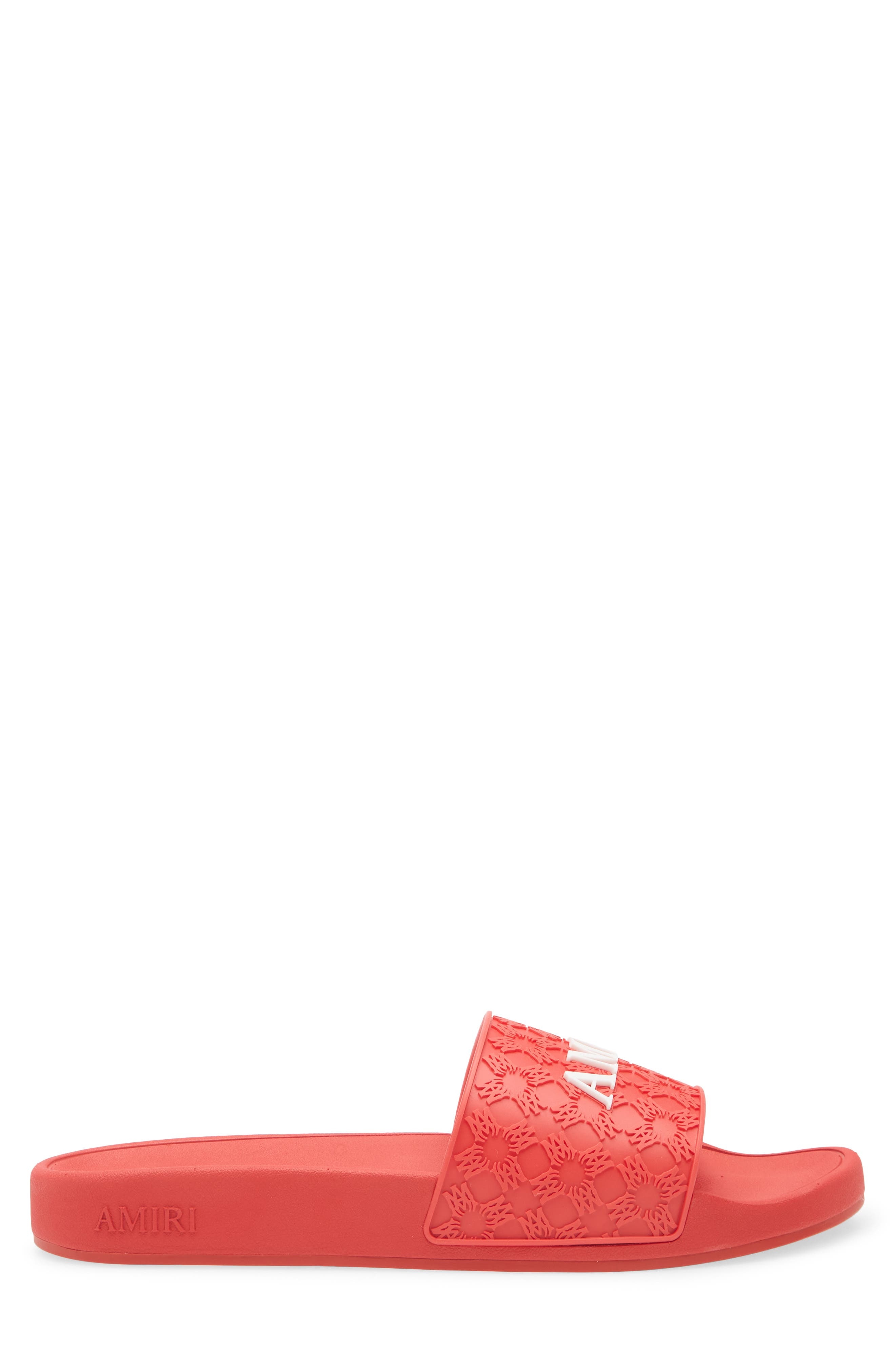 AMIRI MA Quad Slide Sandal in True Red at Nordstrom - 3