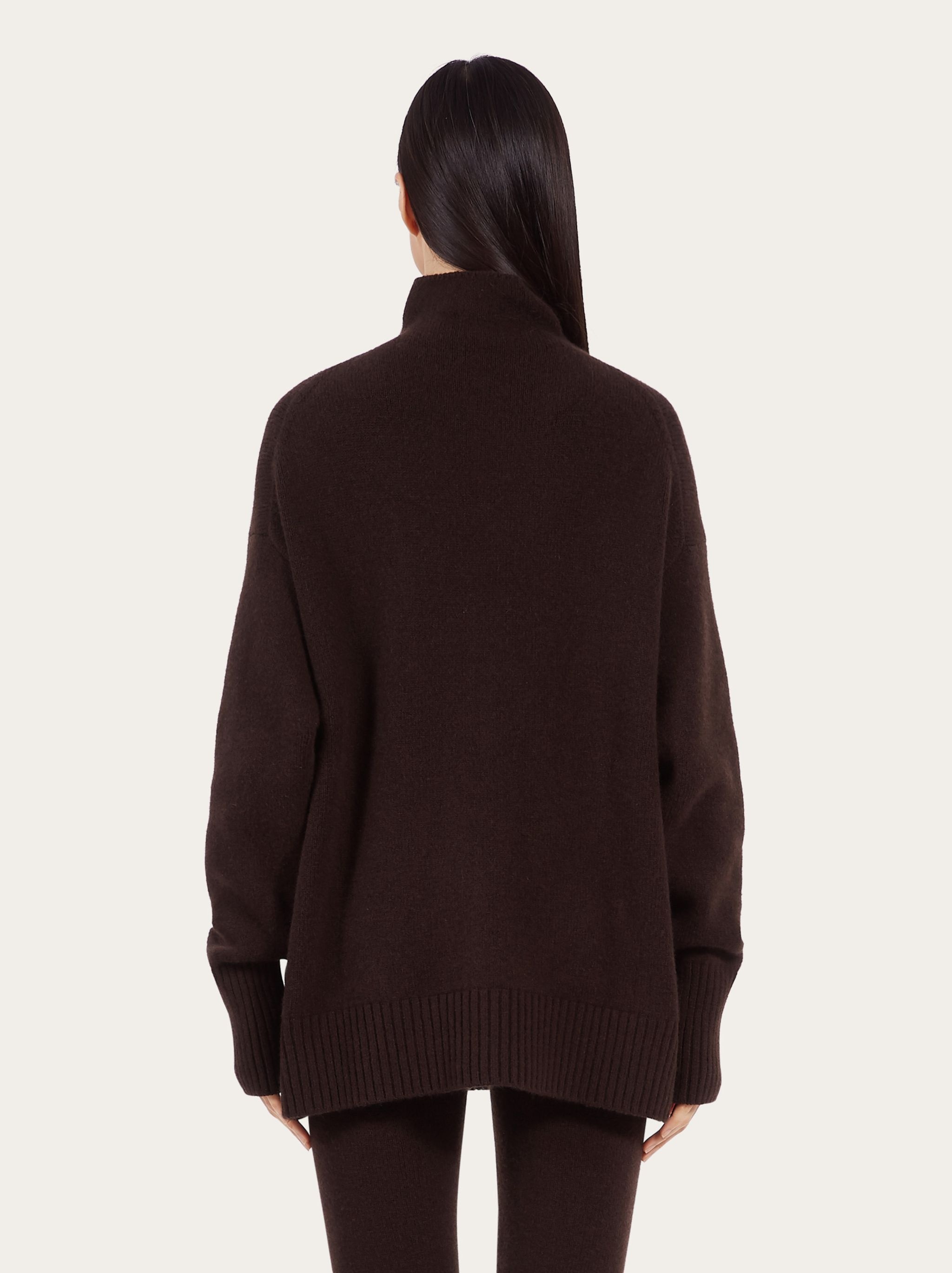 Salvatore Ferragamo buttoned open-knit jumper - Black