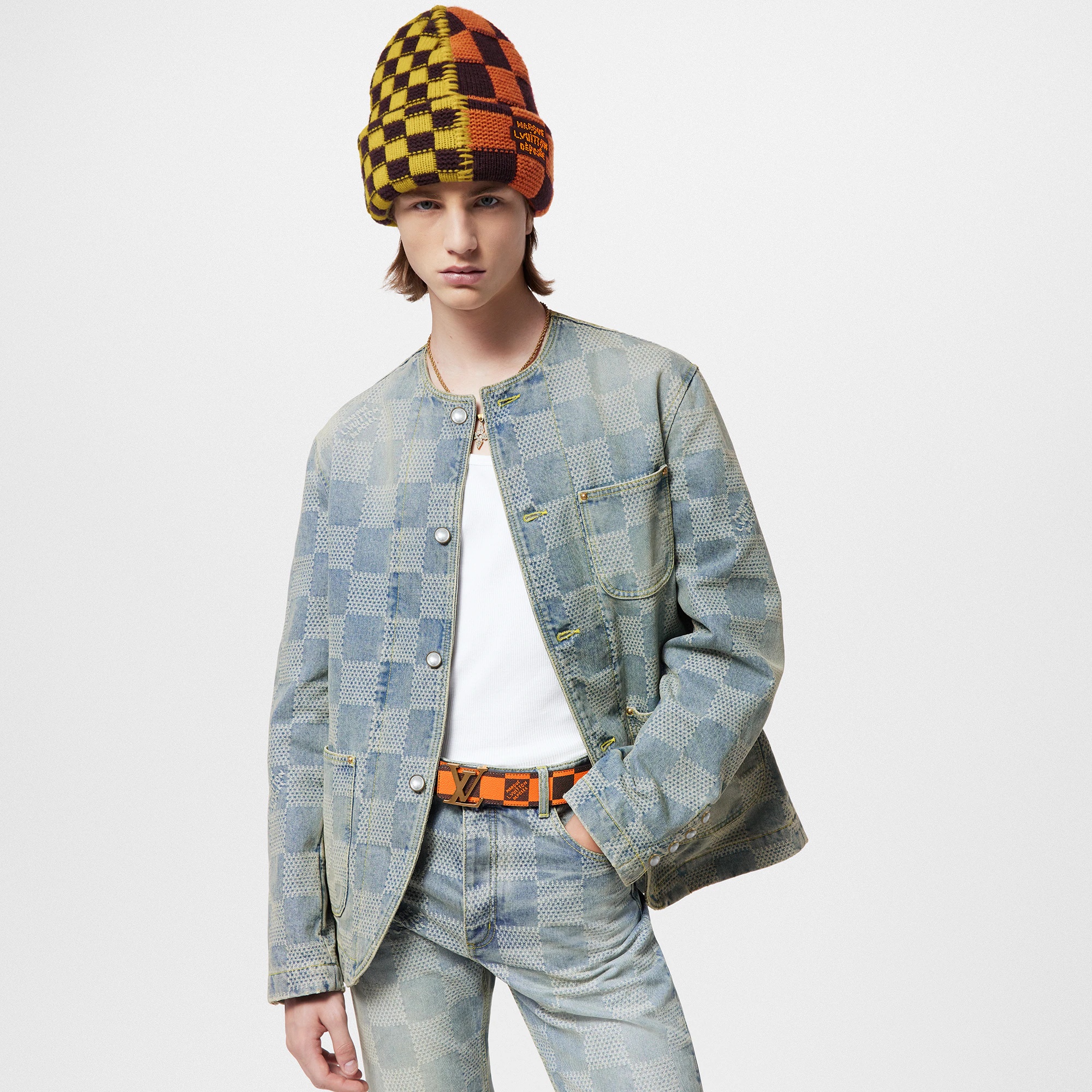 Damier Pop Split Beanie - 6