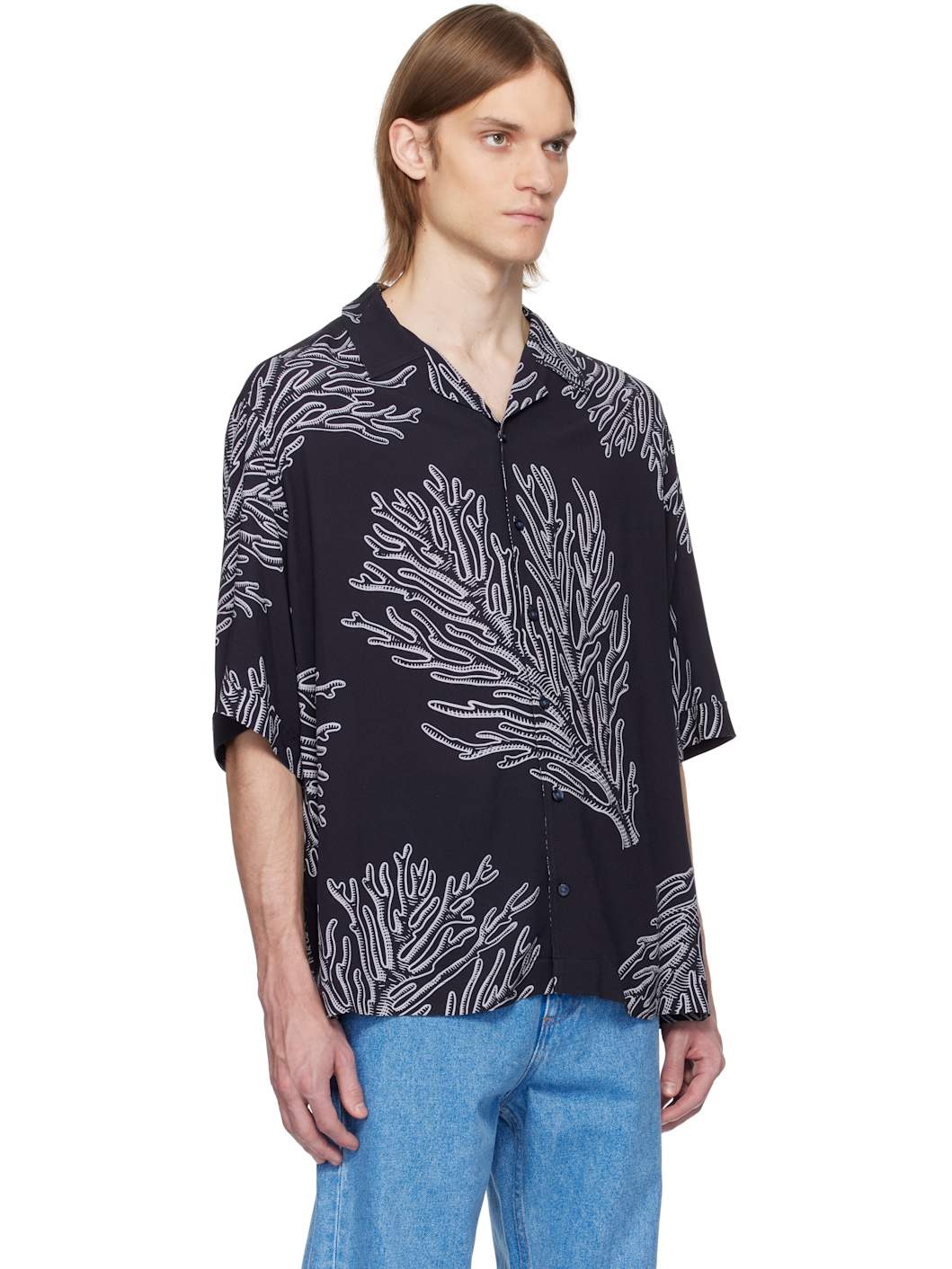 Navy Graphic Shirt - 2