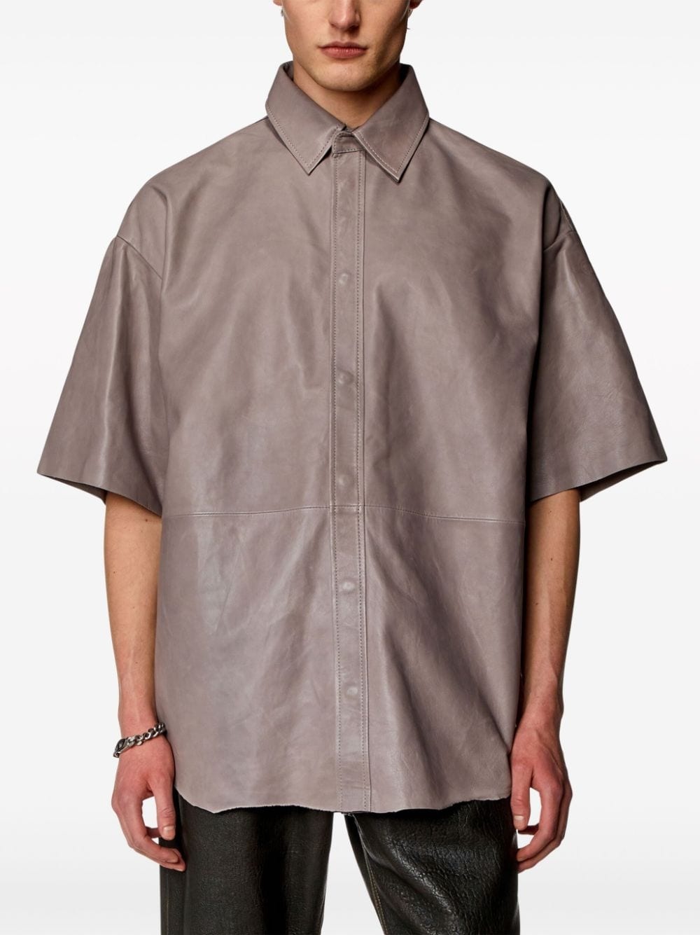 S-EMIN-LTH leather shirt - 3