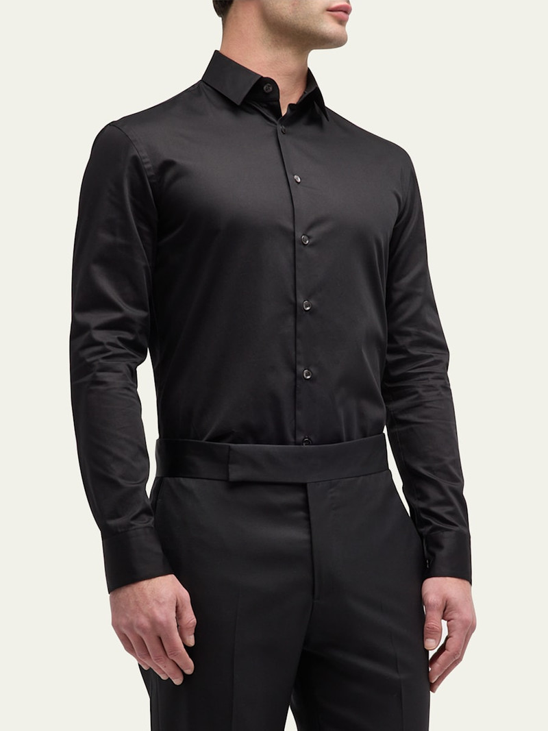 GIORGIO ARMANI Men's Basic Sport Shirt outlook