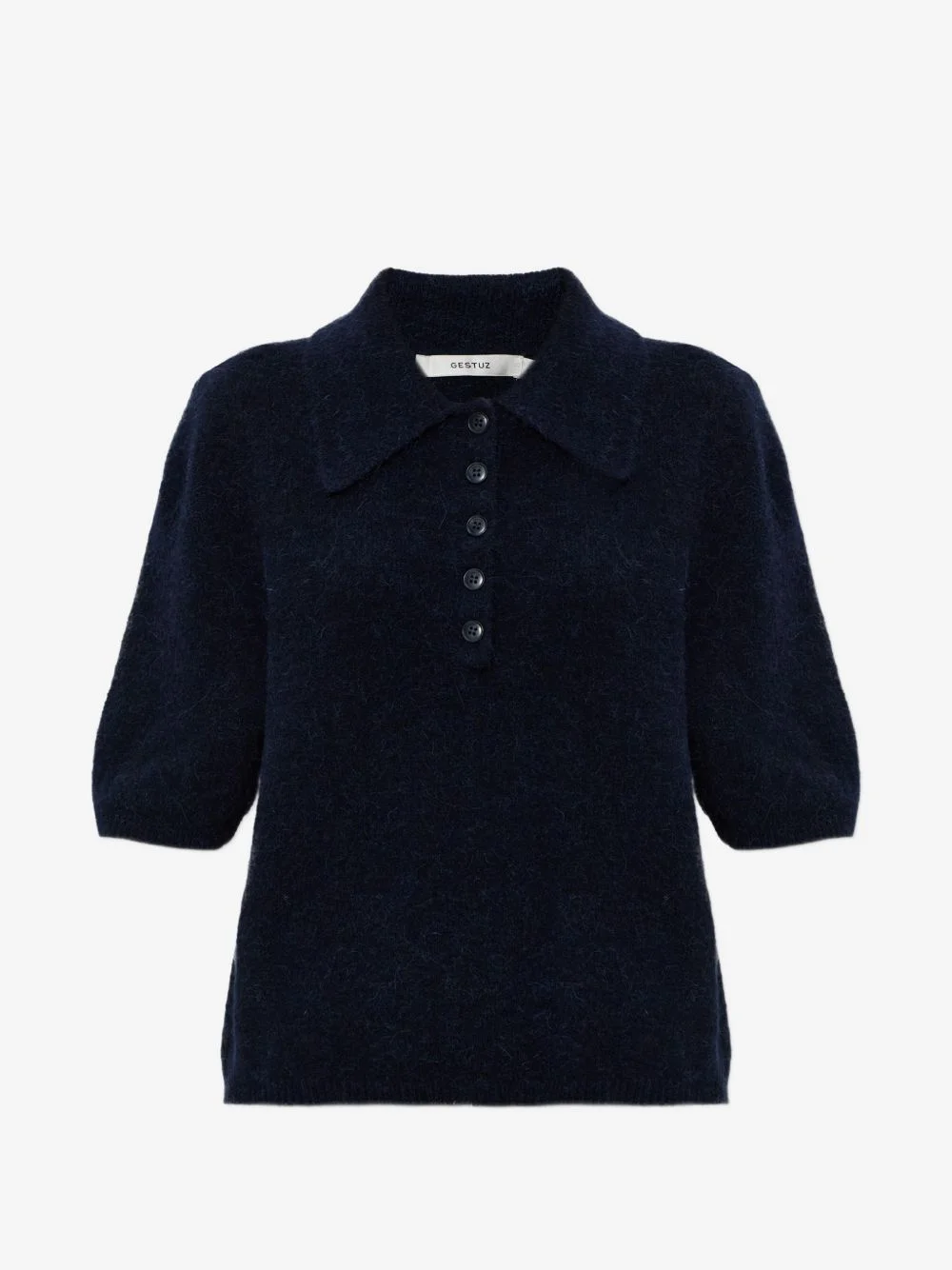 Gzalpha button collared polo shirt - 1
