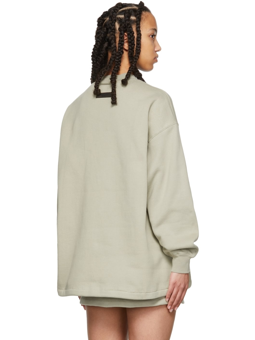 Green Relaxed Crewneck Sweatshirt - 3