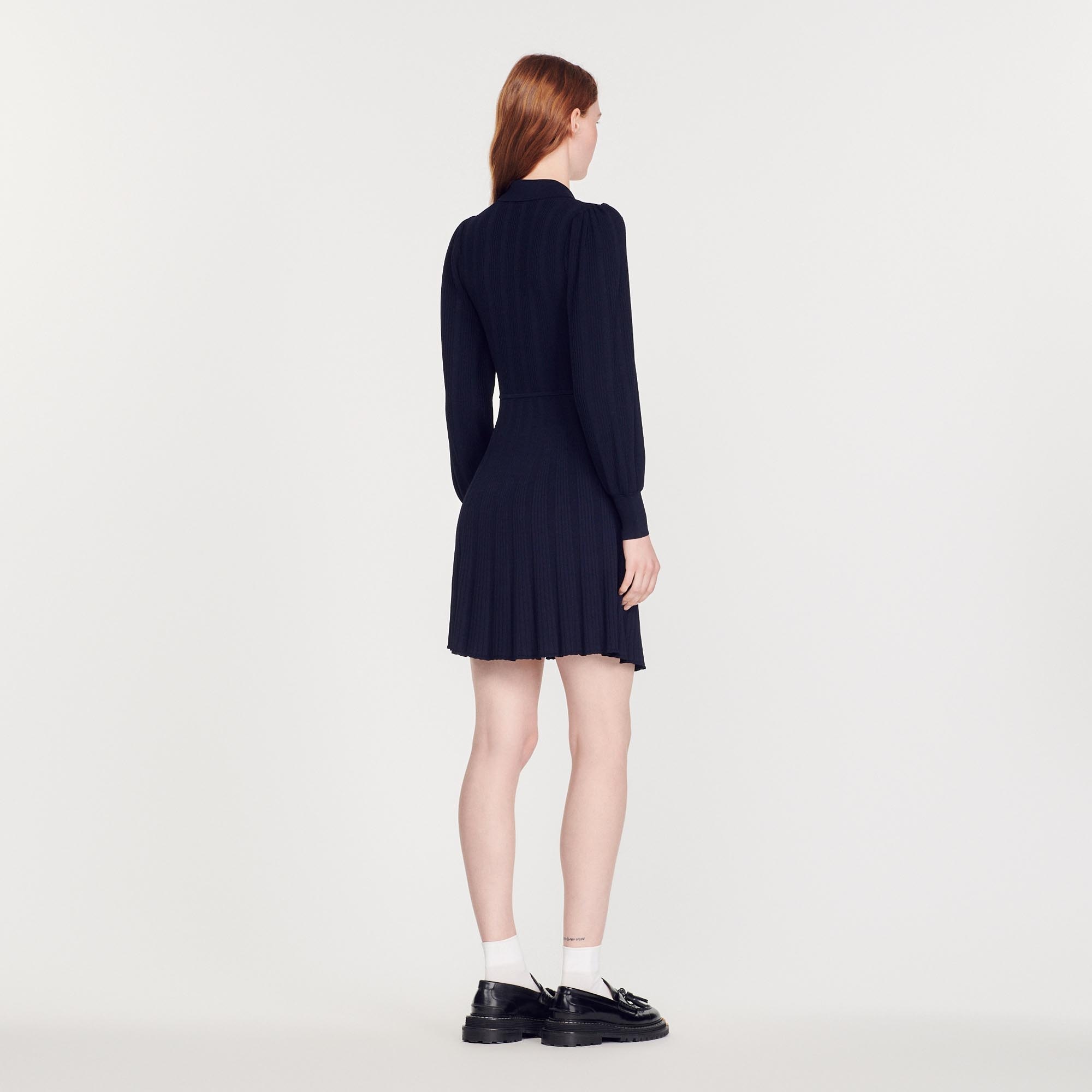 Pleated knit dress - 6