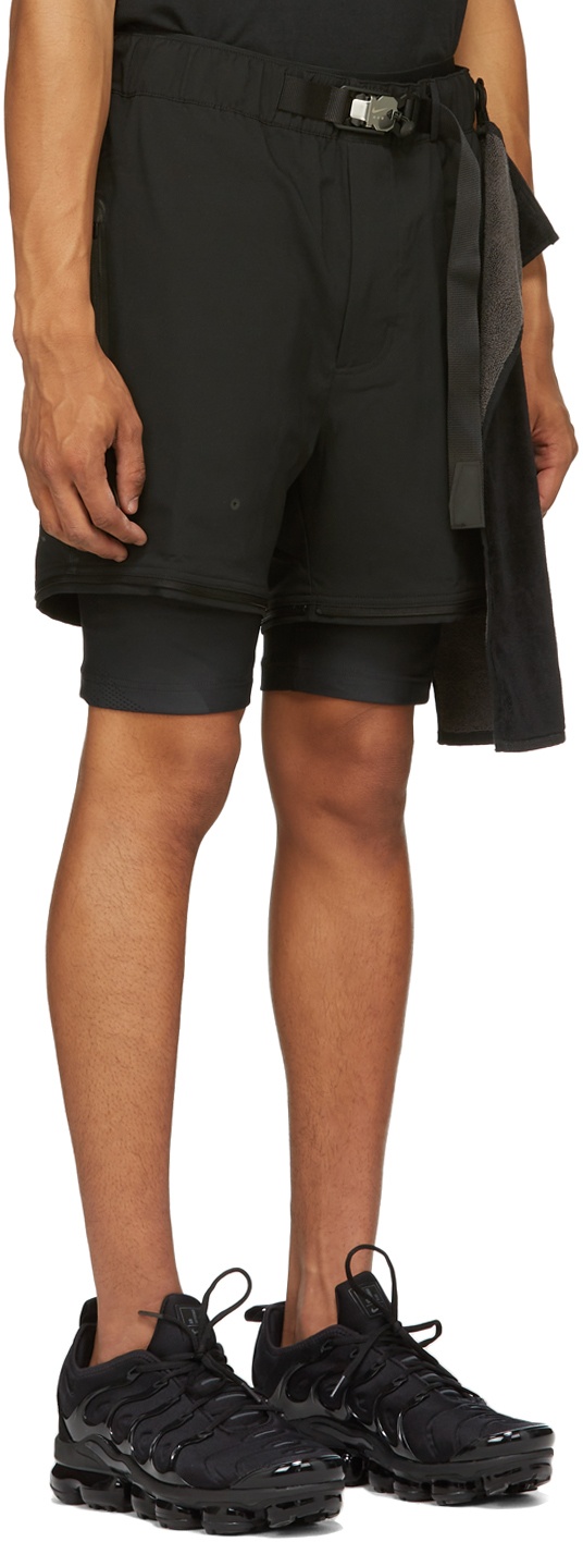 Black MMW Edition Convertible  3-in-1 Lounge Pants - 4