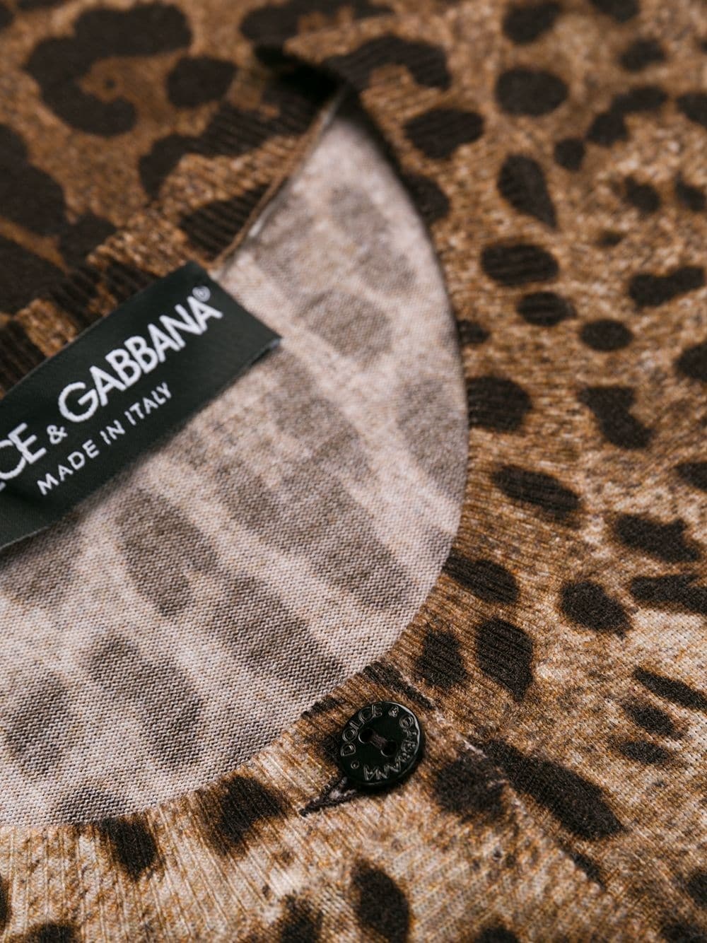 leopard print cardigan - 6