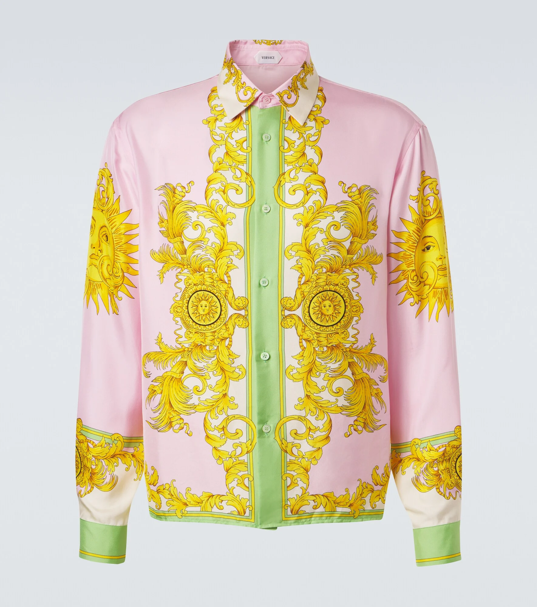 Printed silk shirt - 1