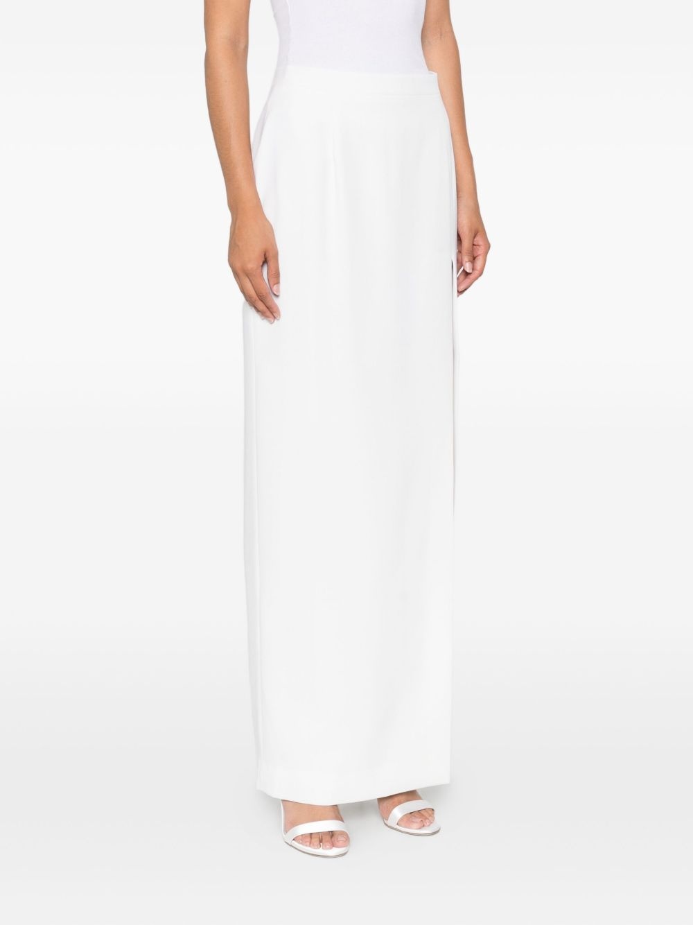split-front midi skirt - 3