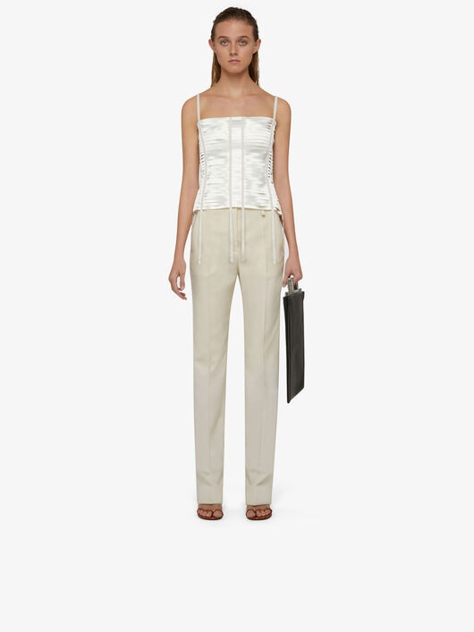HIGH WAISTED PANTS IN WOOL - 2