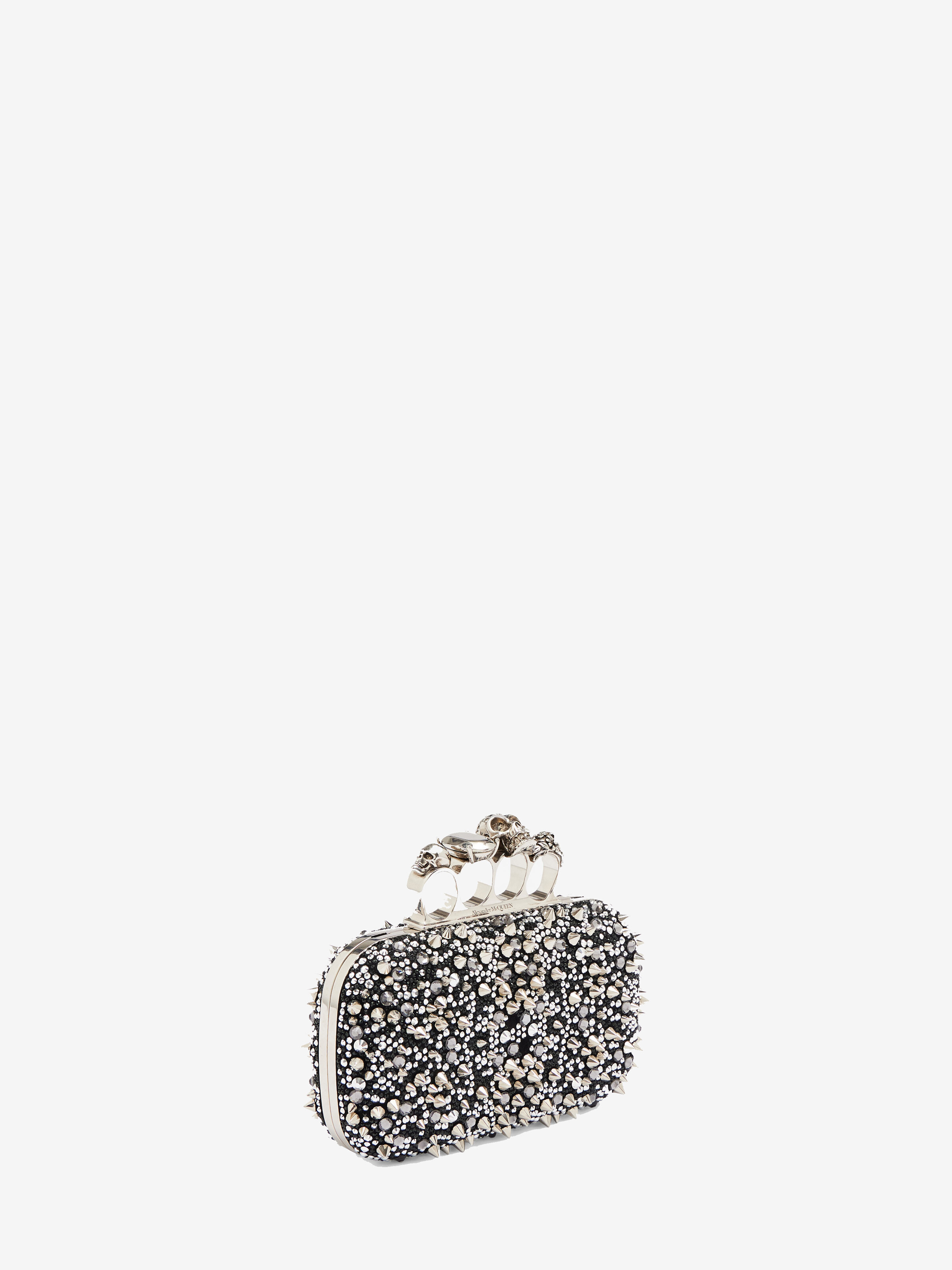 Women's Knuckle Clutch in Black - 2