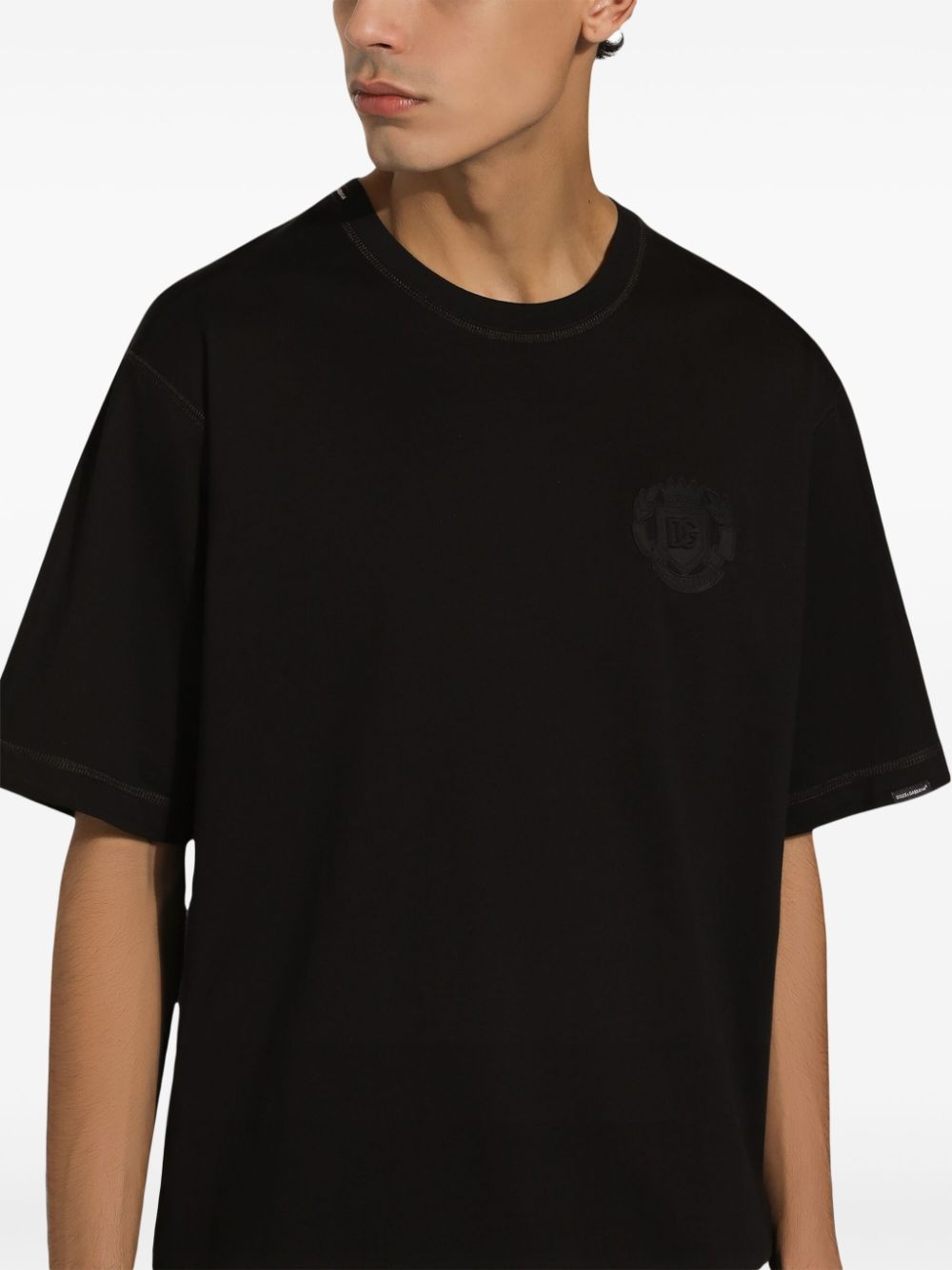 embroidered logo t-shirt - 2
