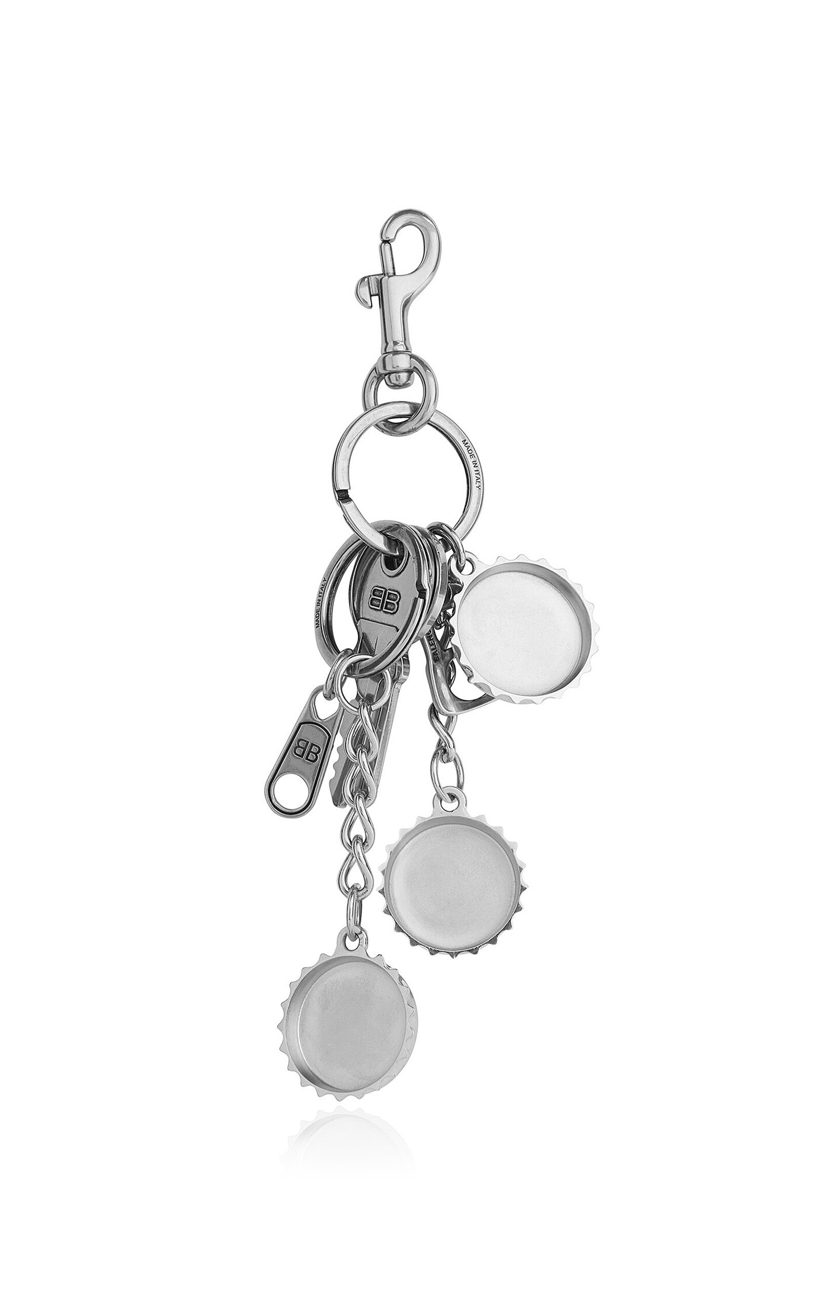Bottle Cap Keyring silver - 3