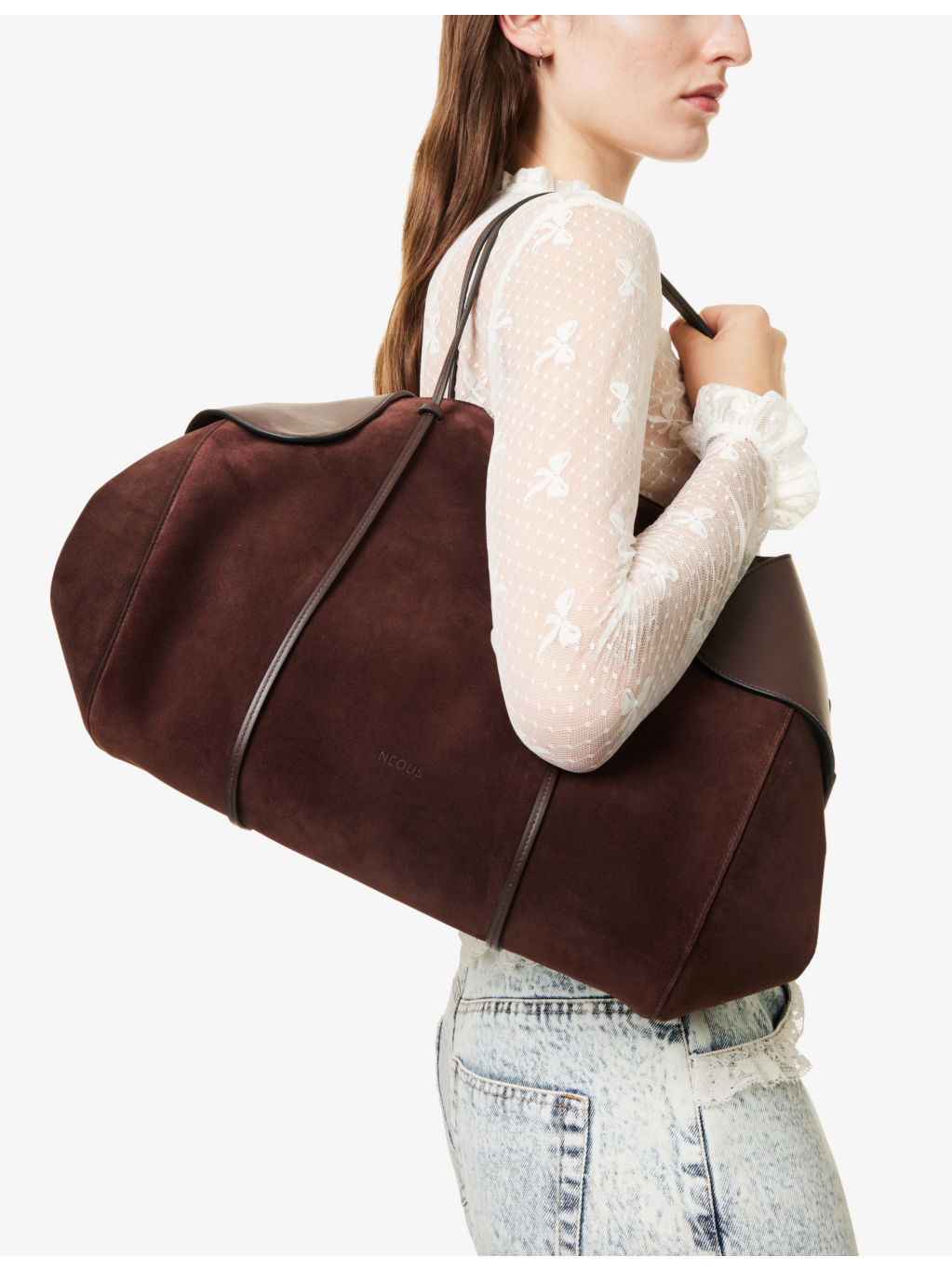 Berenices suede and leather shoulder bag - 2