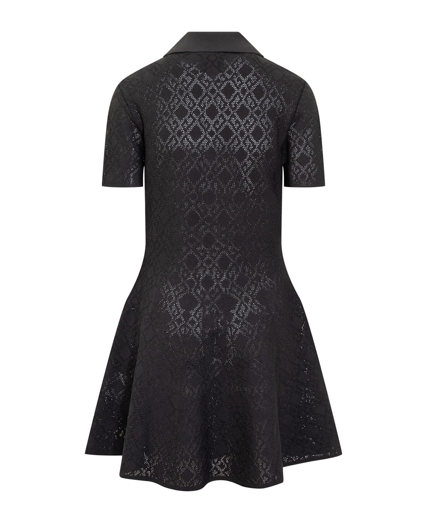 Polo Dress In Monogram 72 Jacquard - 2