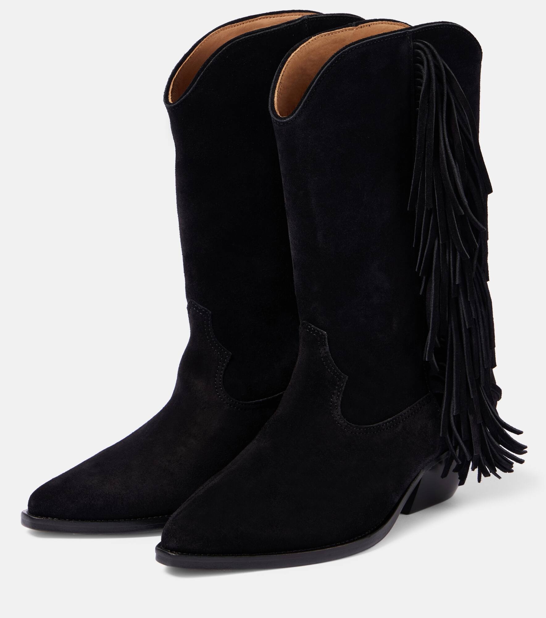 Duerto fringed suede cowboy boots - 4