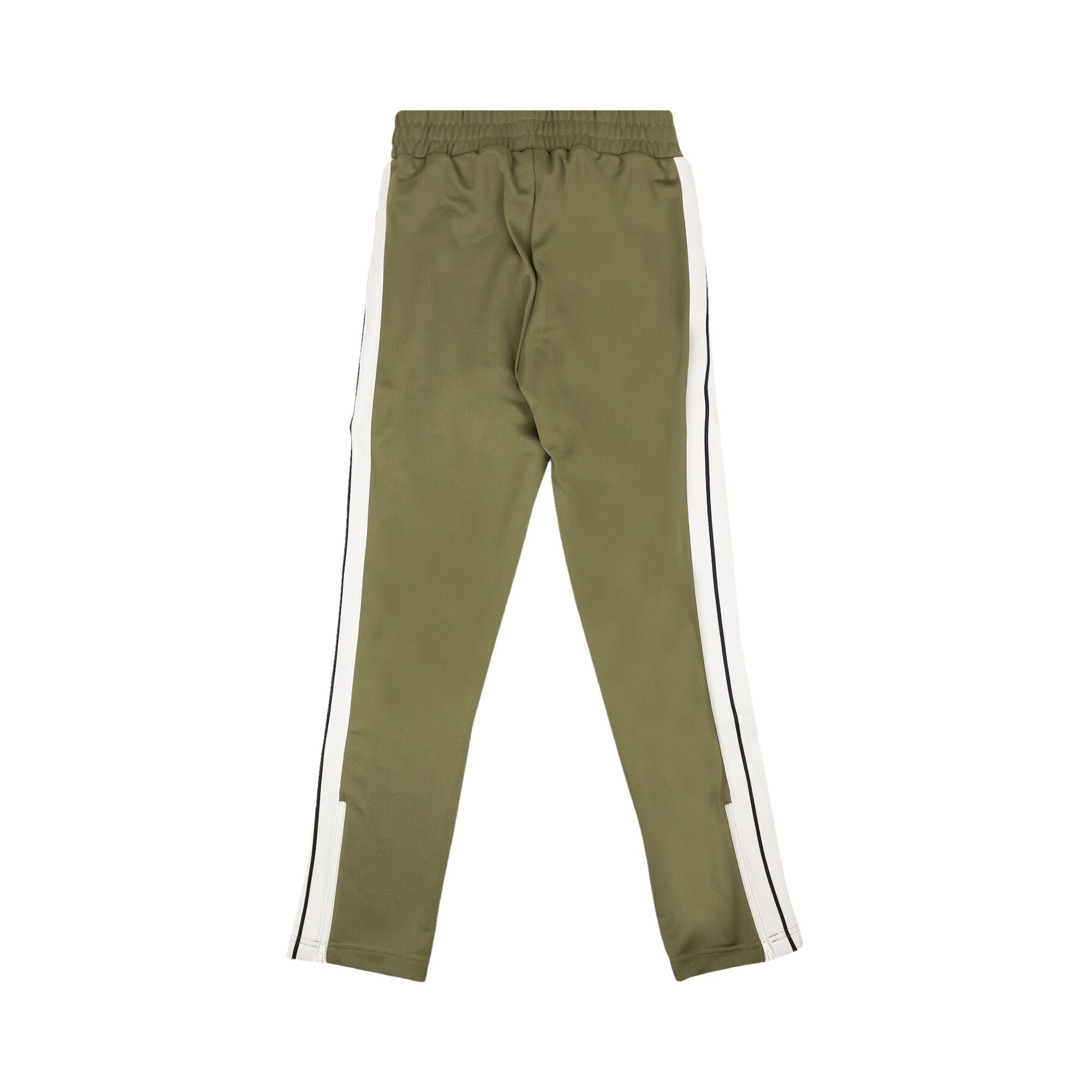Palm Angels Classic Track Pants 'Military/White' - 2