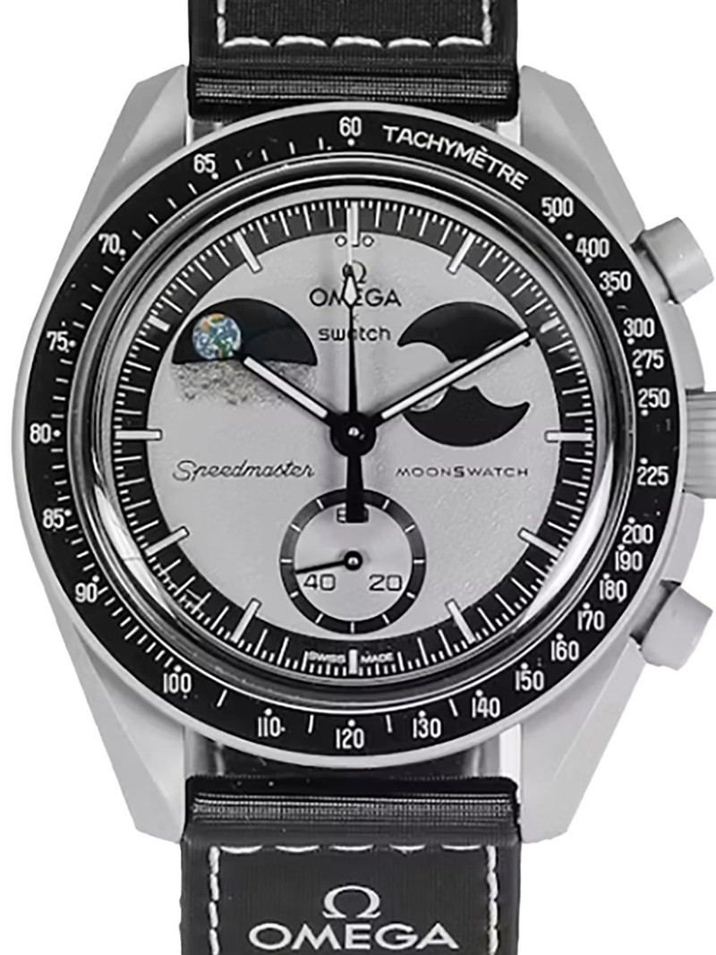 OMEGA xSwatch Moonswatch Mission To Earthphase 42mm watch outlook