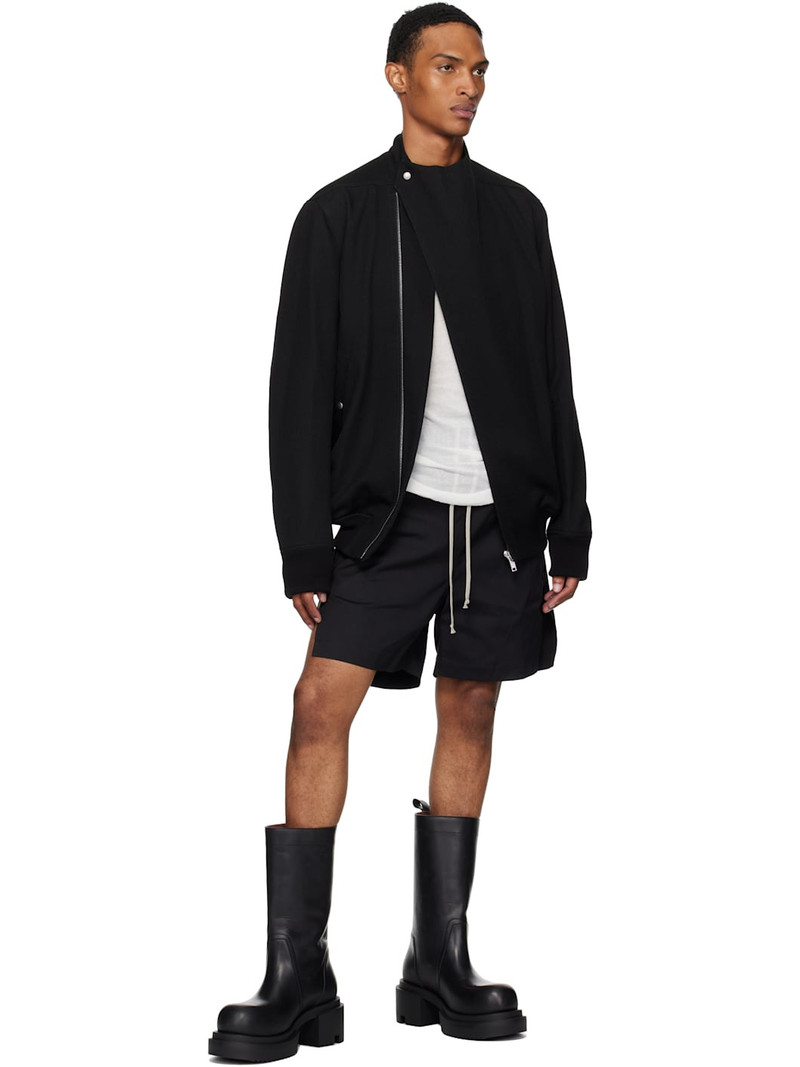 Rick Owens Black Hollywood Groppone Bogun Boots outlook