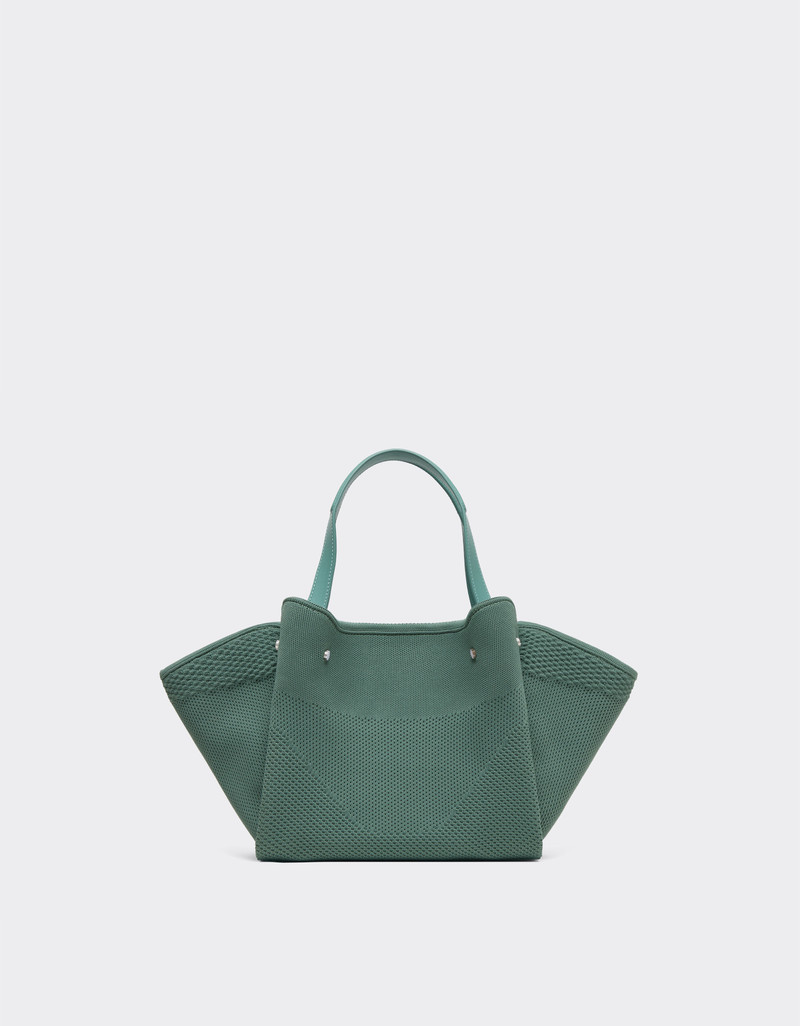 Ferrari small tote bag in mesh and leather 3