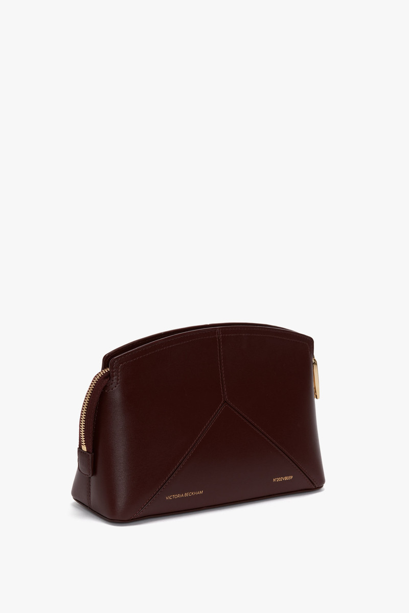 Victoria Cross Body In Burgundy Leather 3